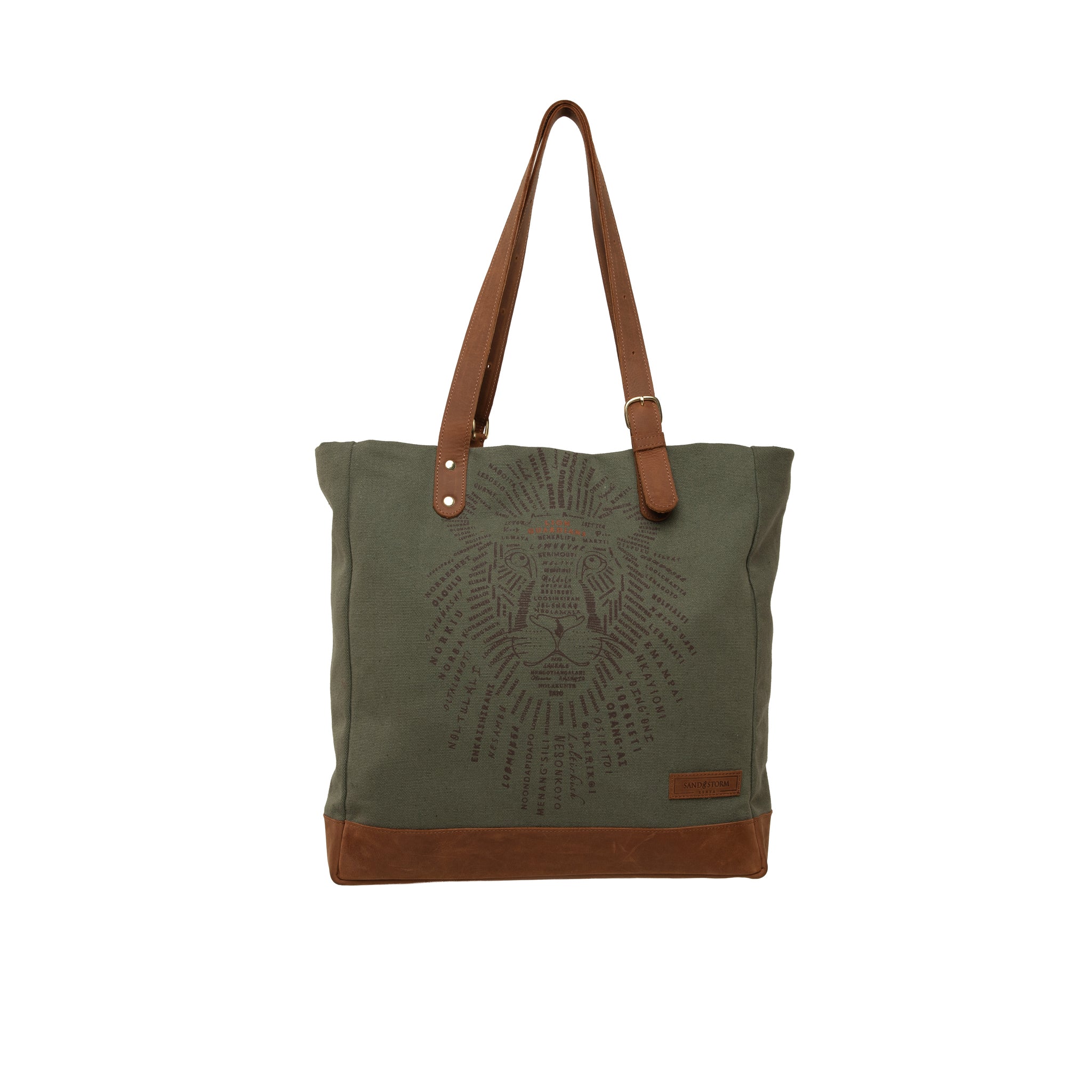 Canvas Metrine Tote x Lion Guardian (Bond)
