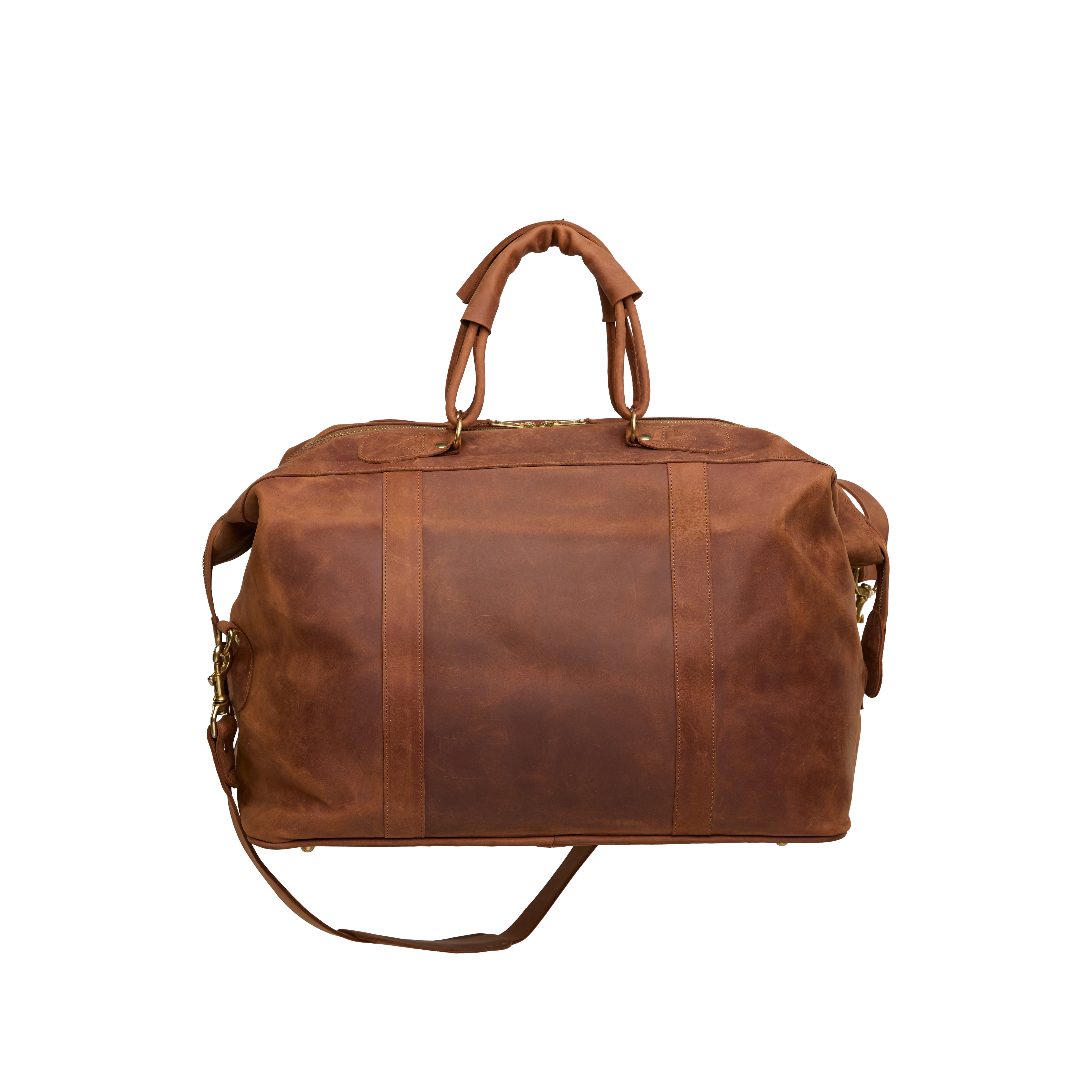 Pull-up Leather Odyssey Weekend Bag - Large
