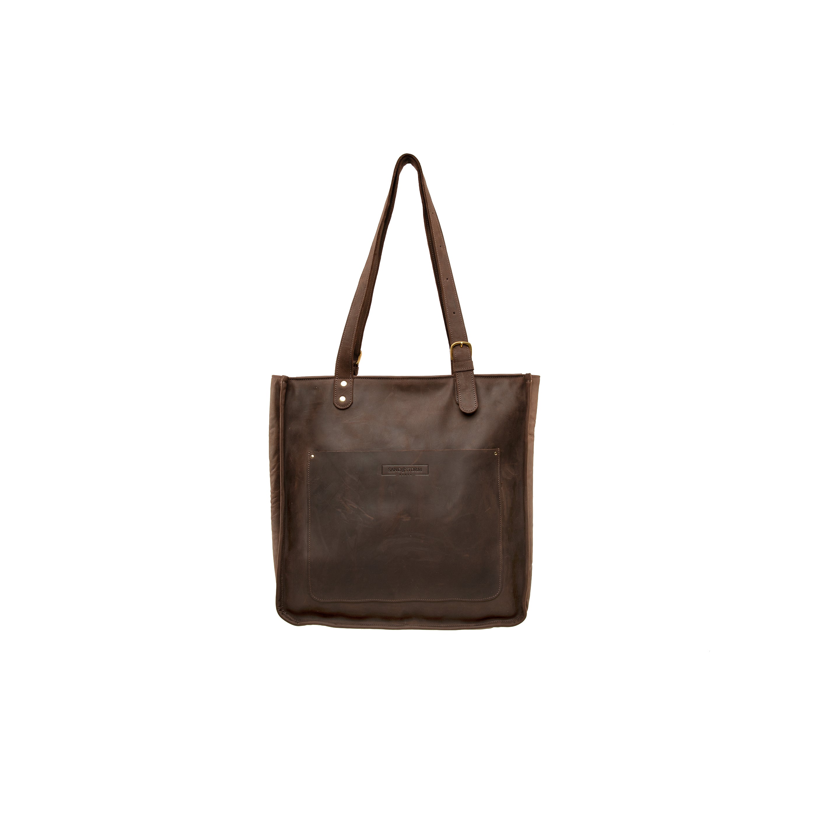 Pull-up Leather Pauline Tote - Sandstorm Kenya (KE)