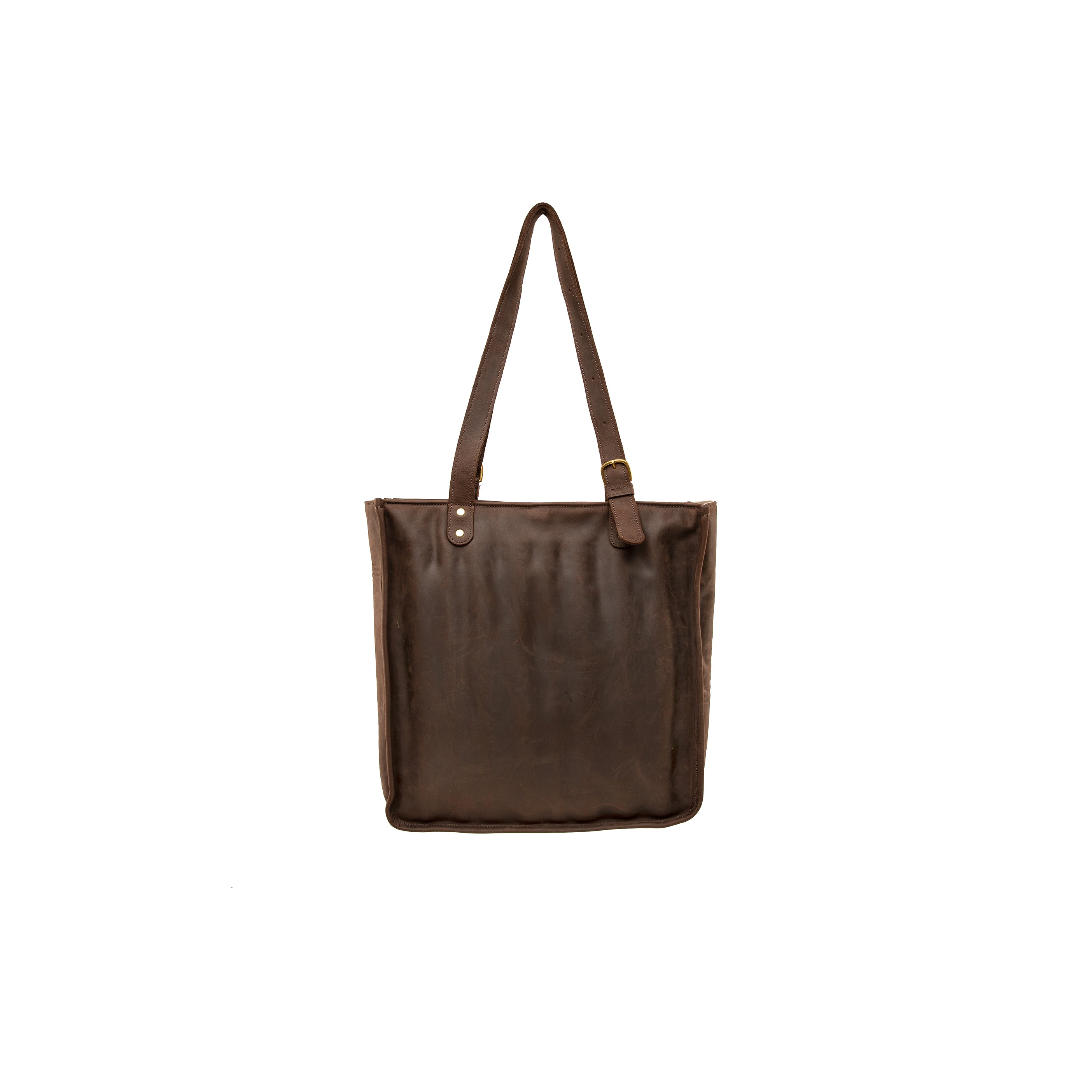 Pull-up Leather Pauline Tote - Sandstorm Kenya (KE)