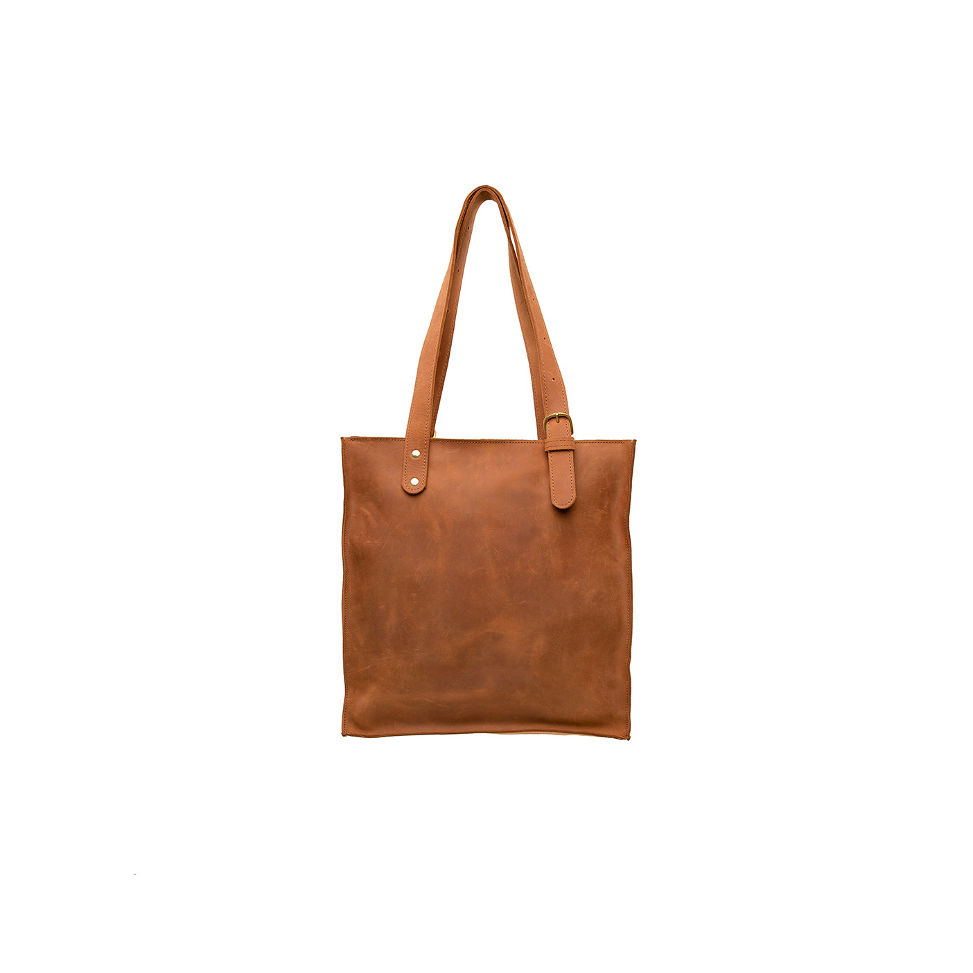 Pull-up Leather Shopper Tote - Sandstorm Kenya (KE)