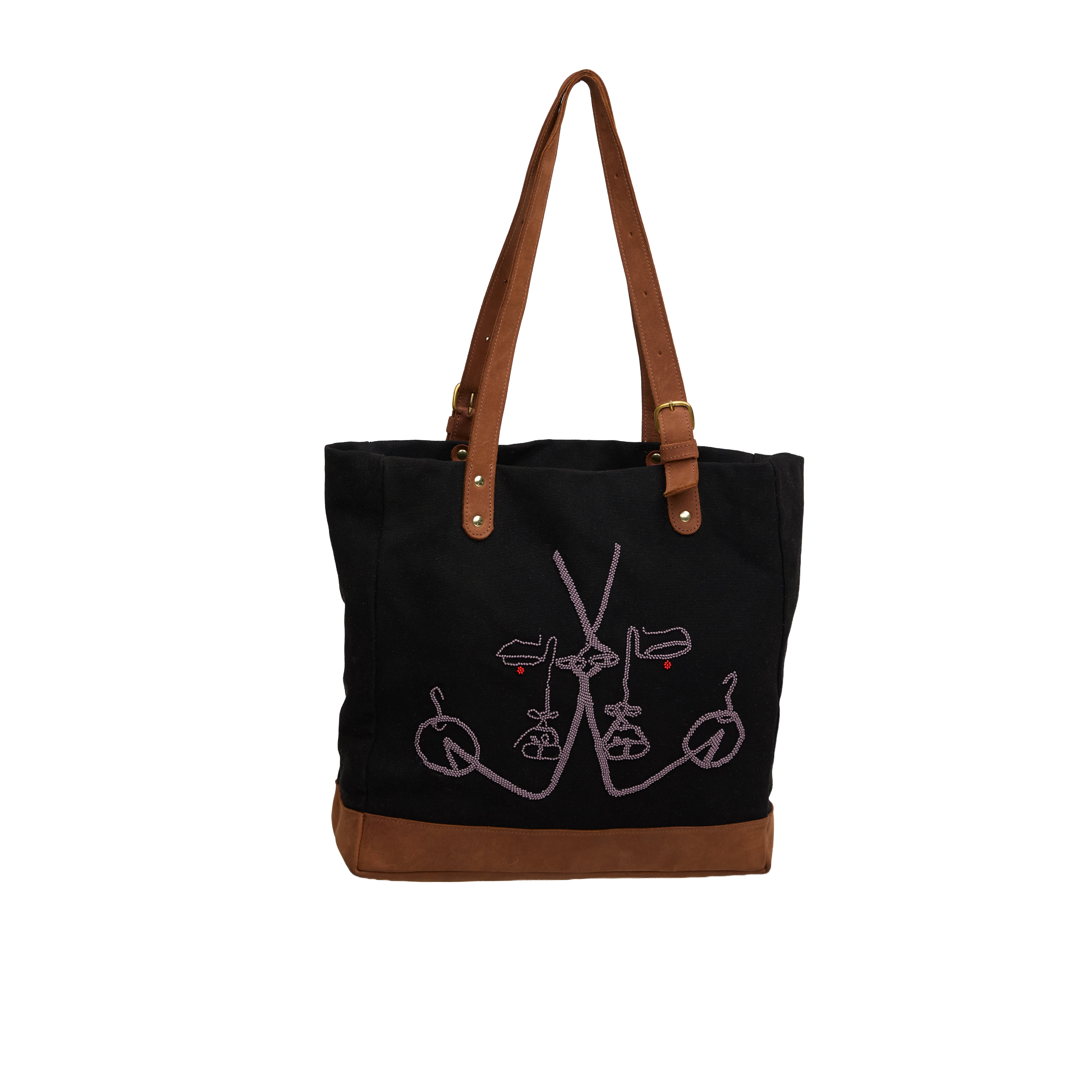 Beaded Metrine Tote