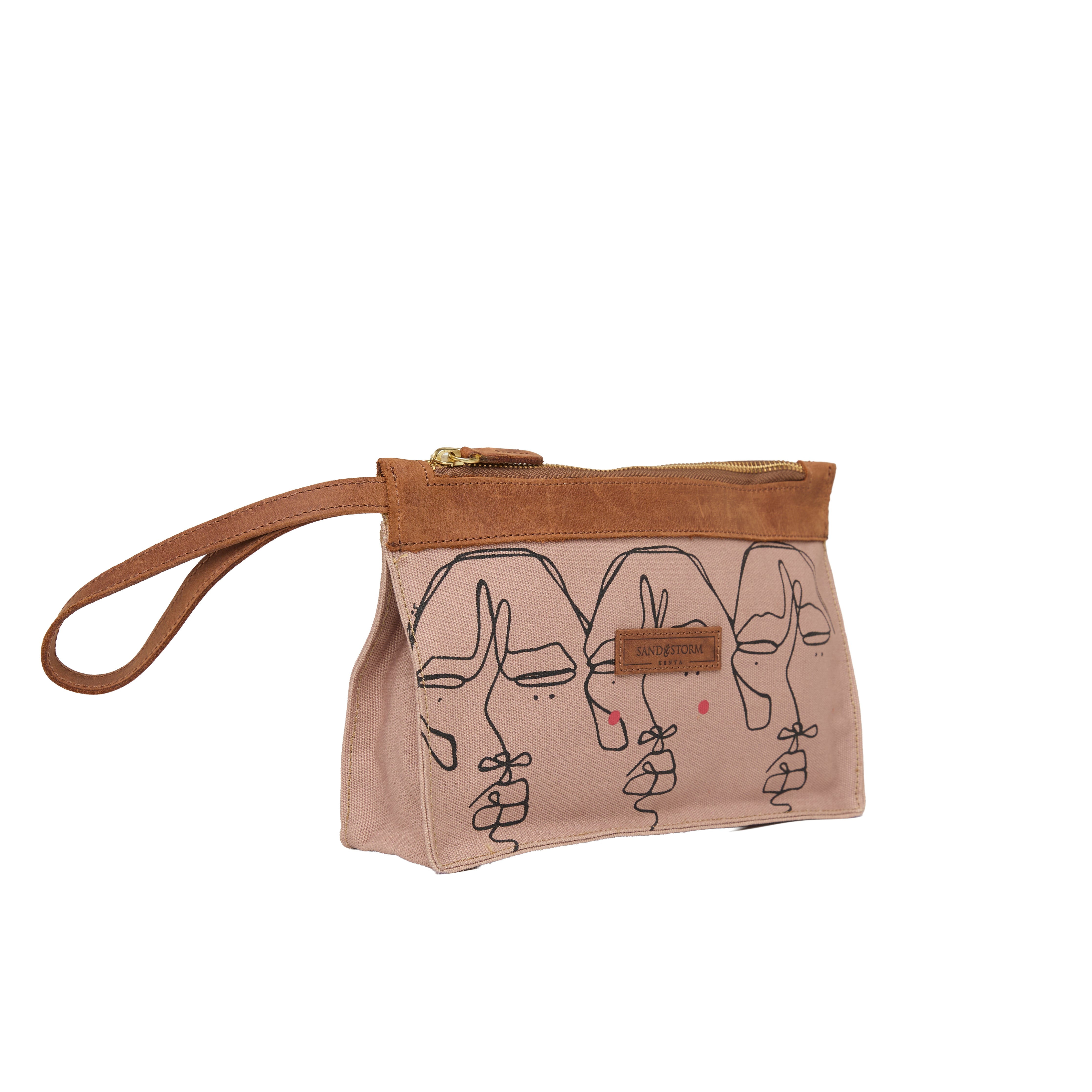 Canvas Agnes Pouch Sita Print x EndoSquared