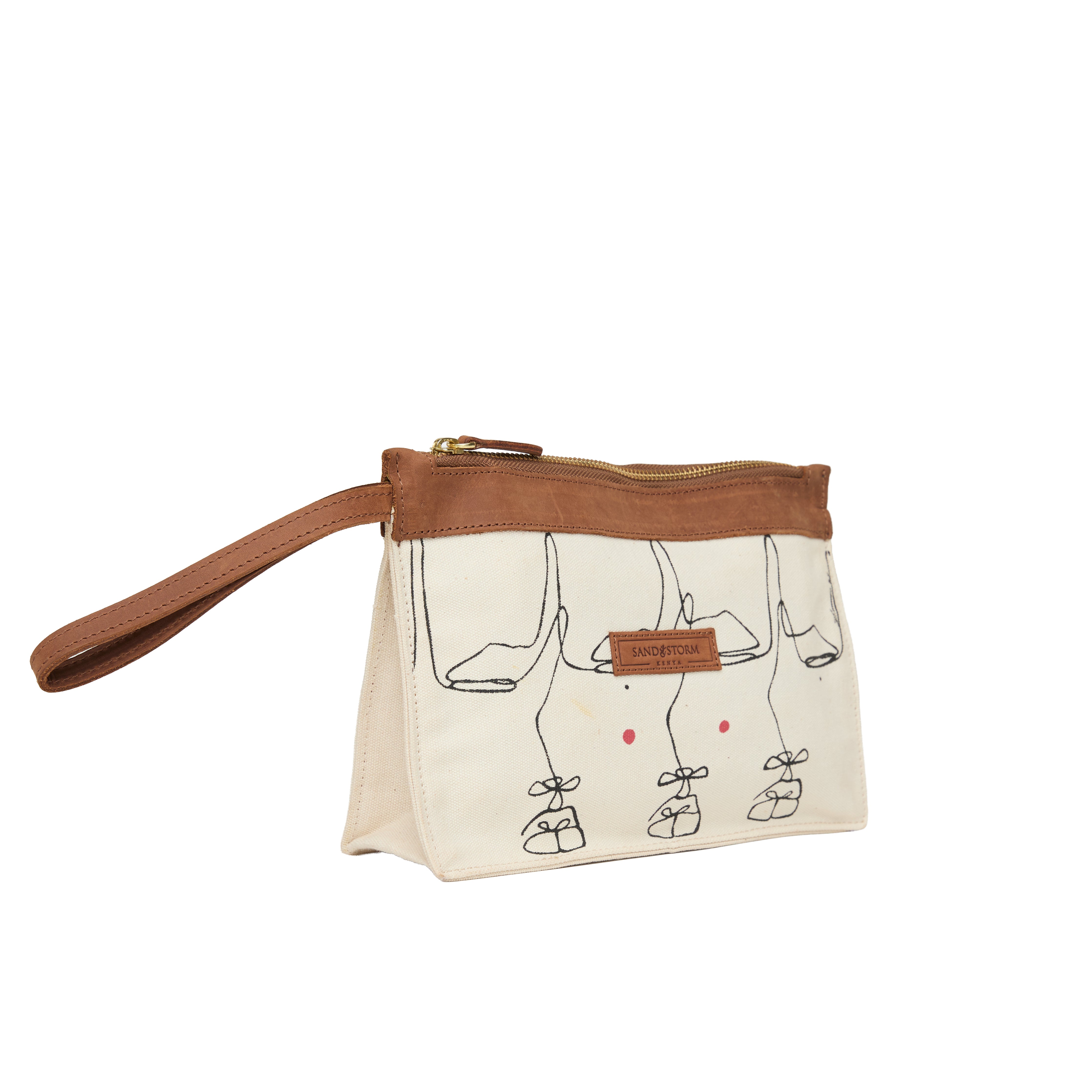 Canvas Agnes Pouch Intertwine Print x EndoSquared