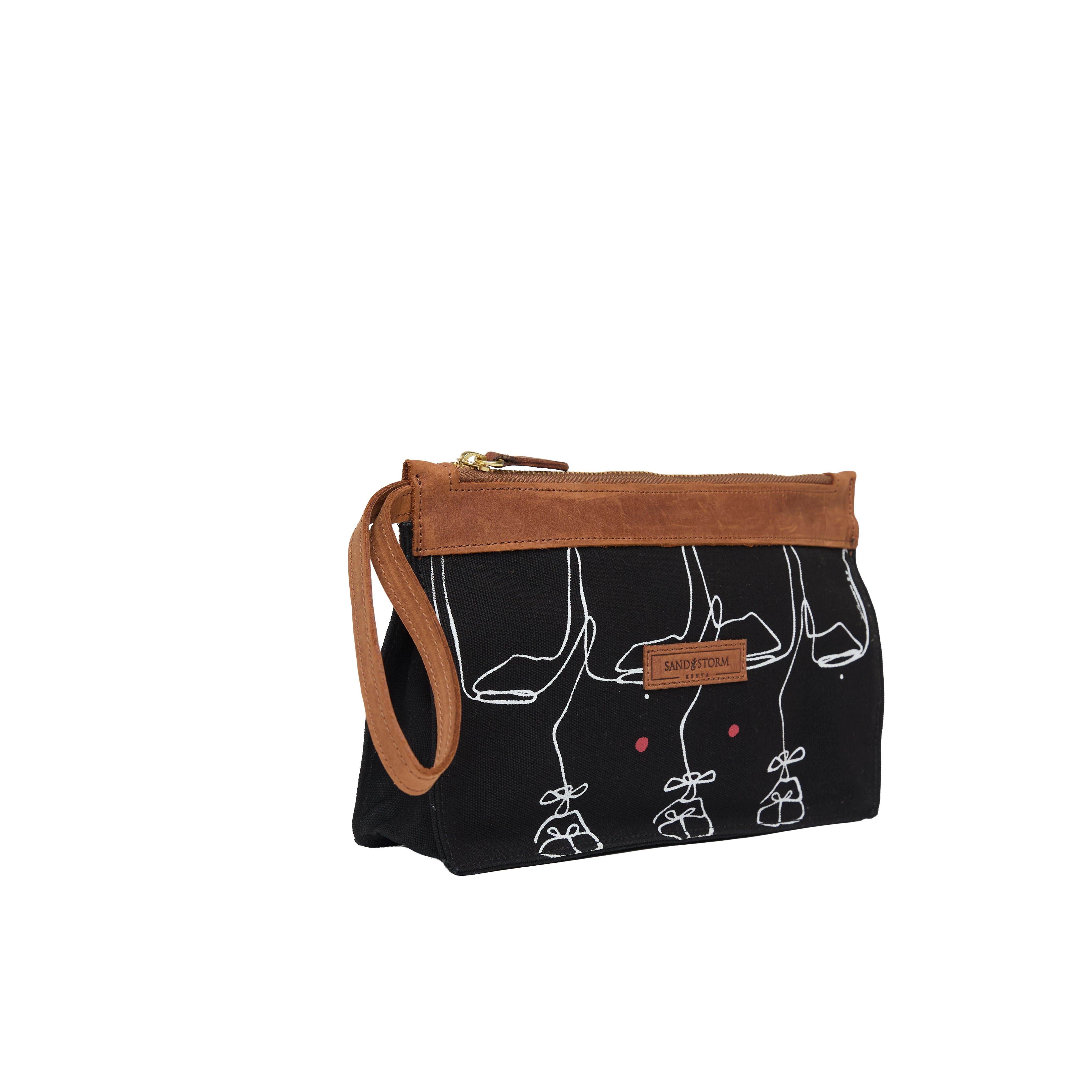 Canvas Agnes Pouch Intertwine Print x EndoSquared