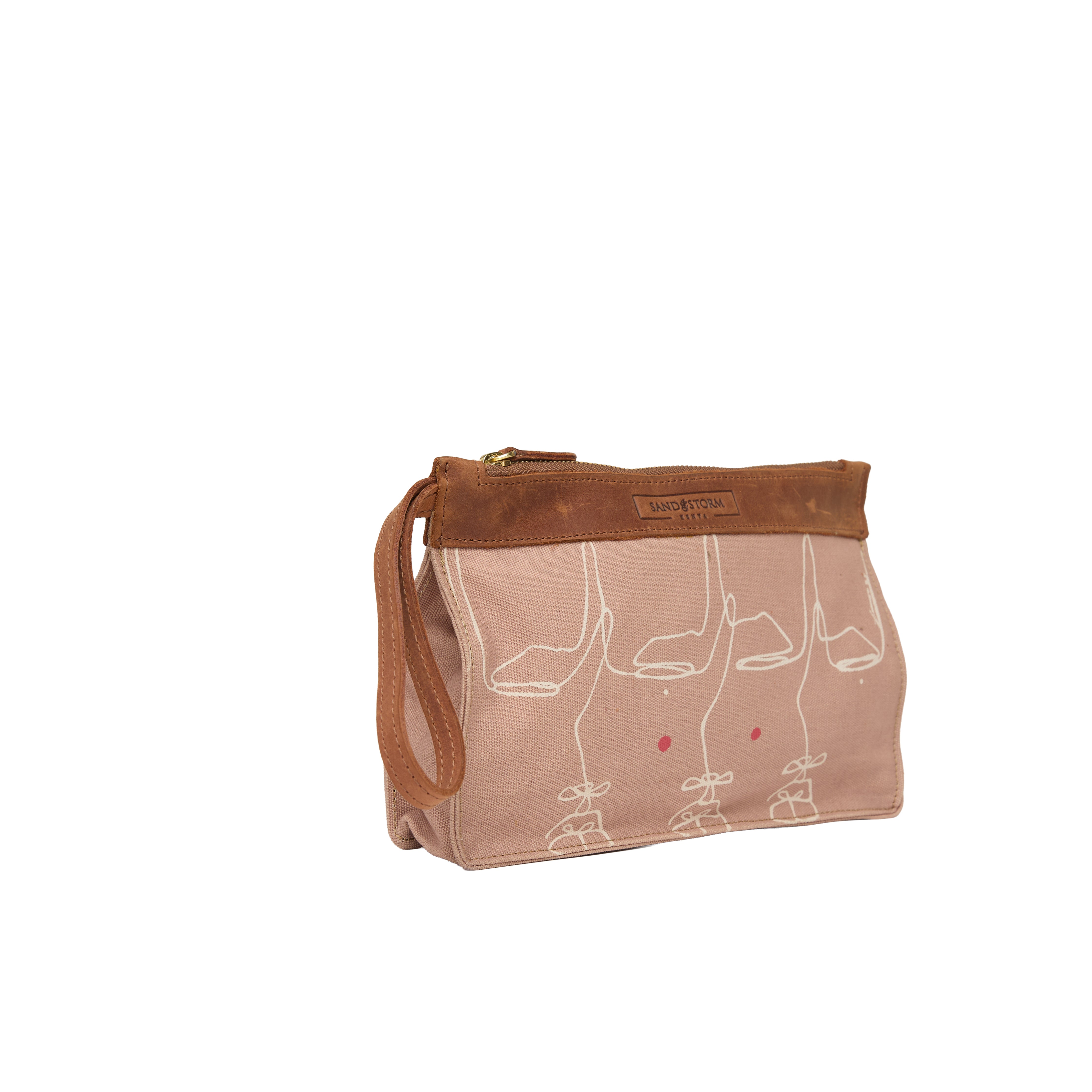Canvas Agnes Pouch Intertwine Print x EndoSquared