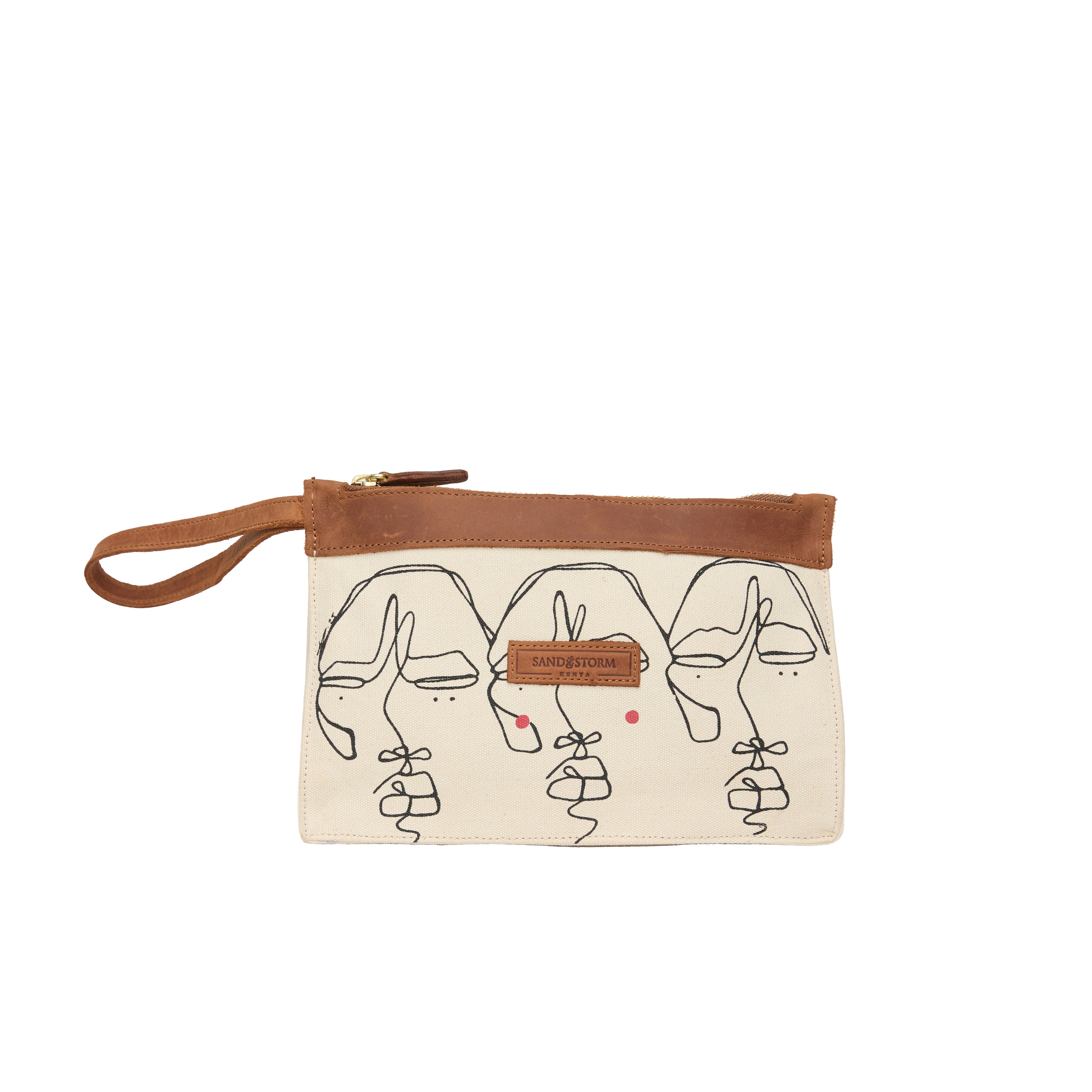 Canvas Agnes Pouch Sita Print x EndoSquared