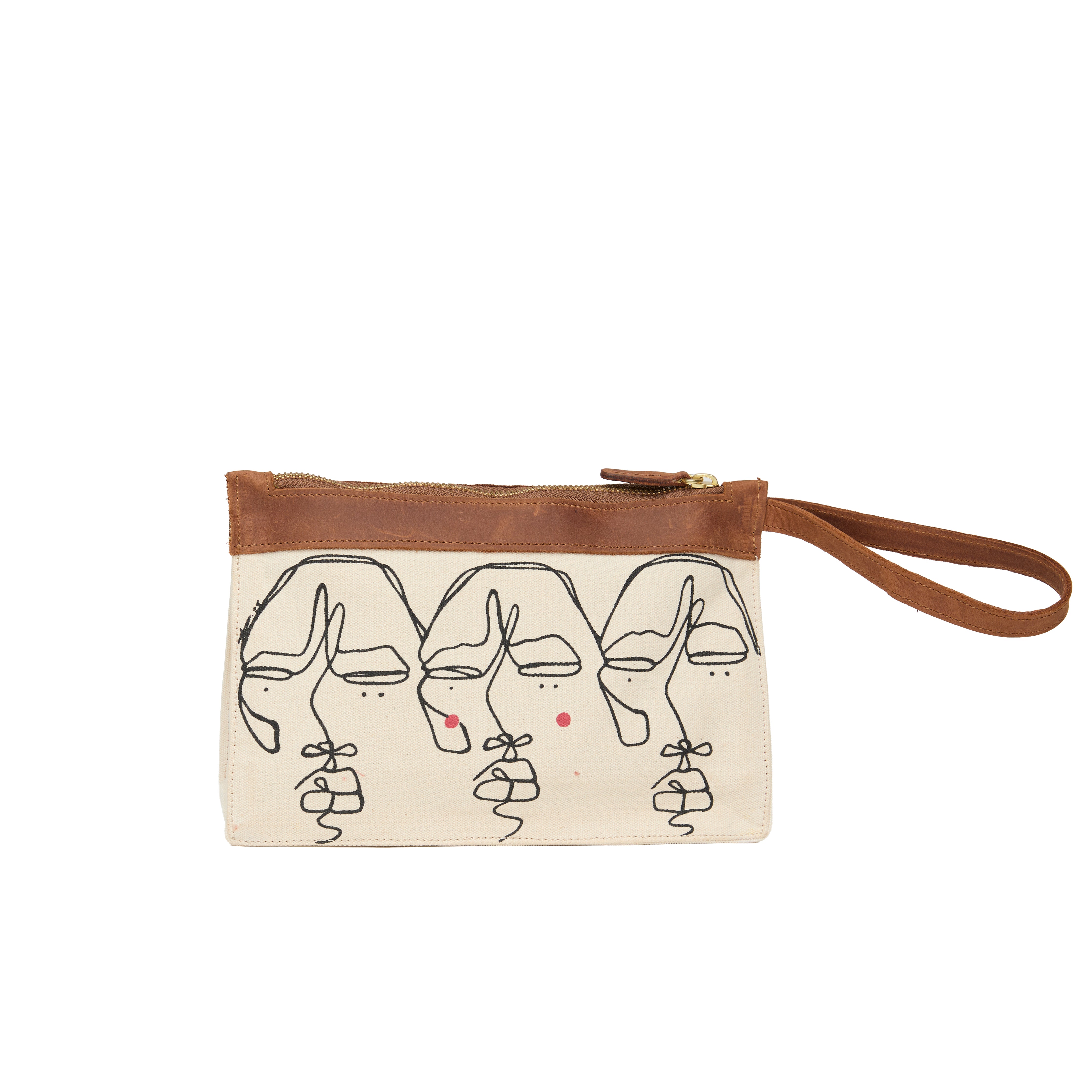 Canvas Agnes Pouch Sita Print x EndoSquared