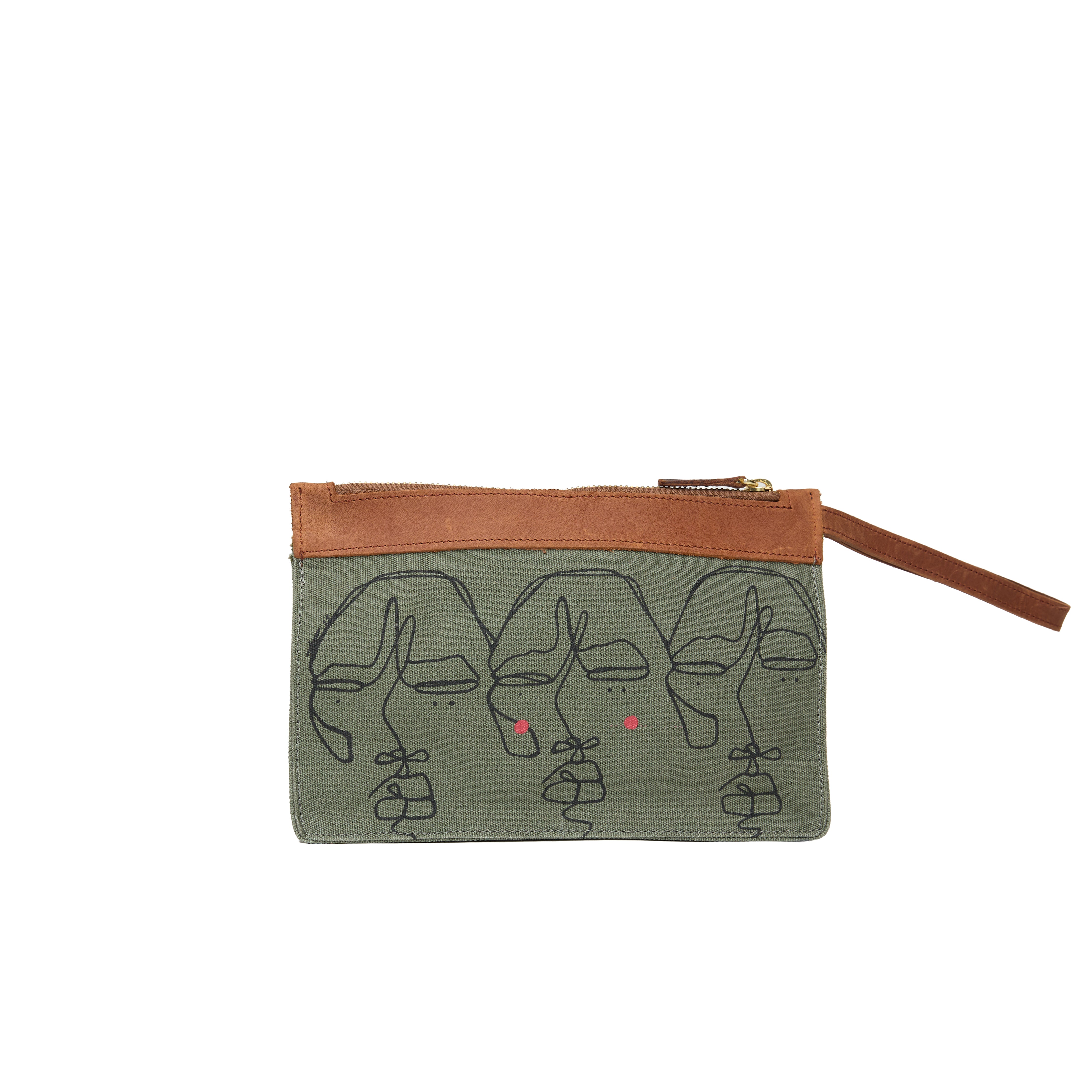 Canvas Agnes Pouch Sita Print x EndoSquared