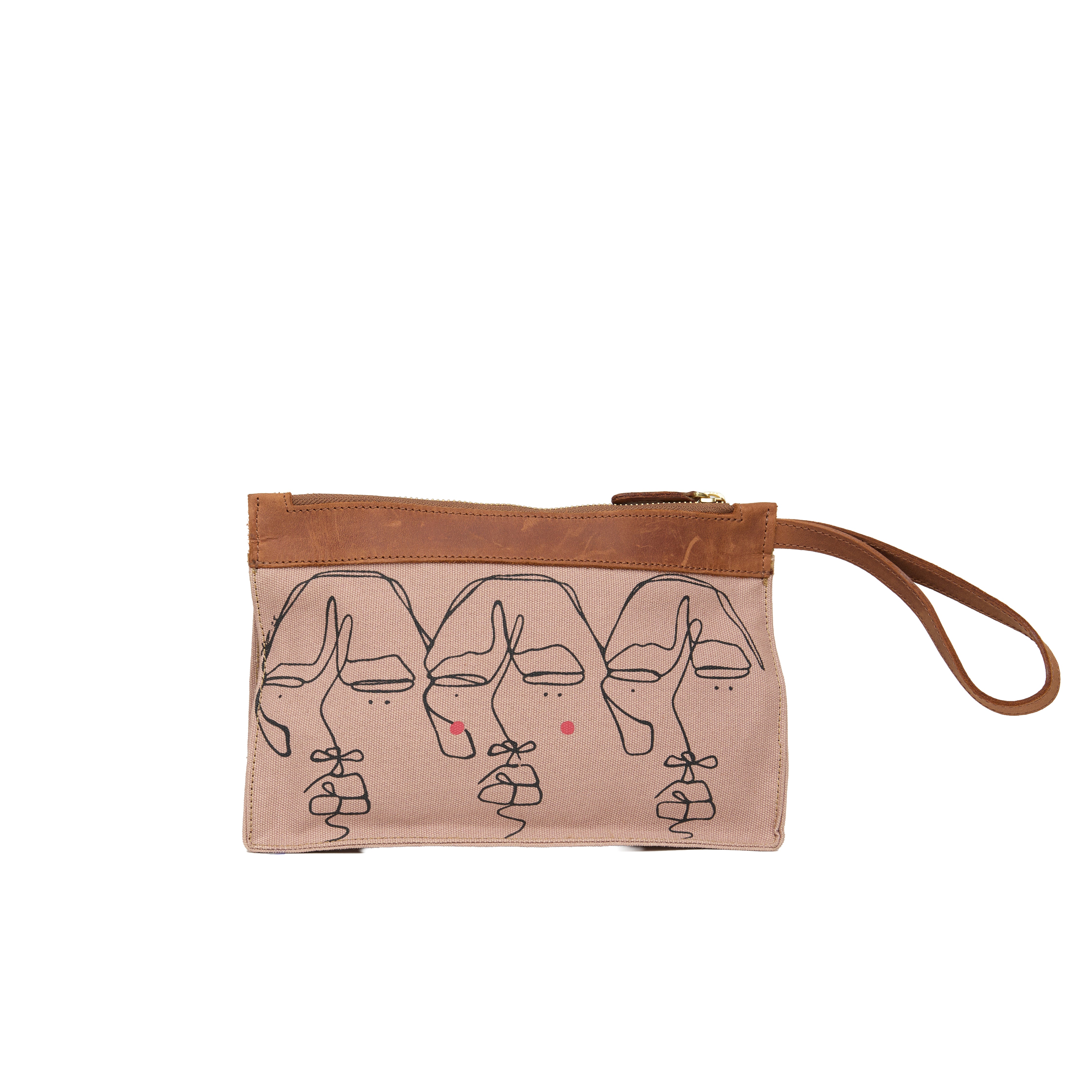 Canvas Agnes Pouch Sita Print x EndoSquared