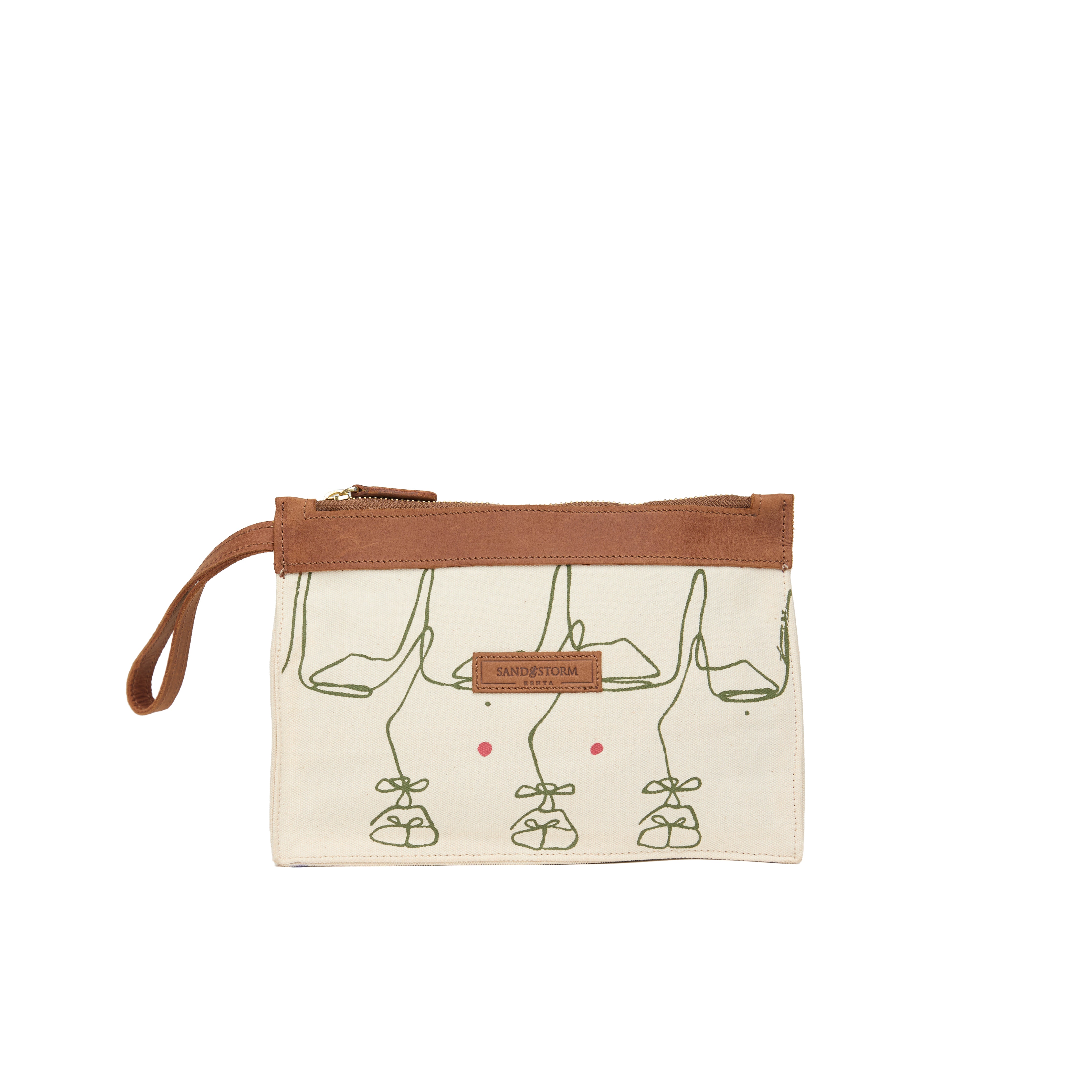 Canvas Agnes Pouch Intertwine Print x EndoSquared