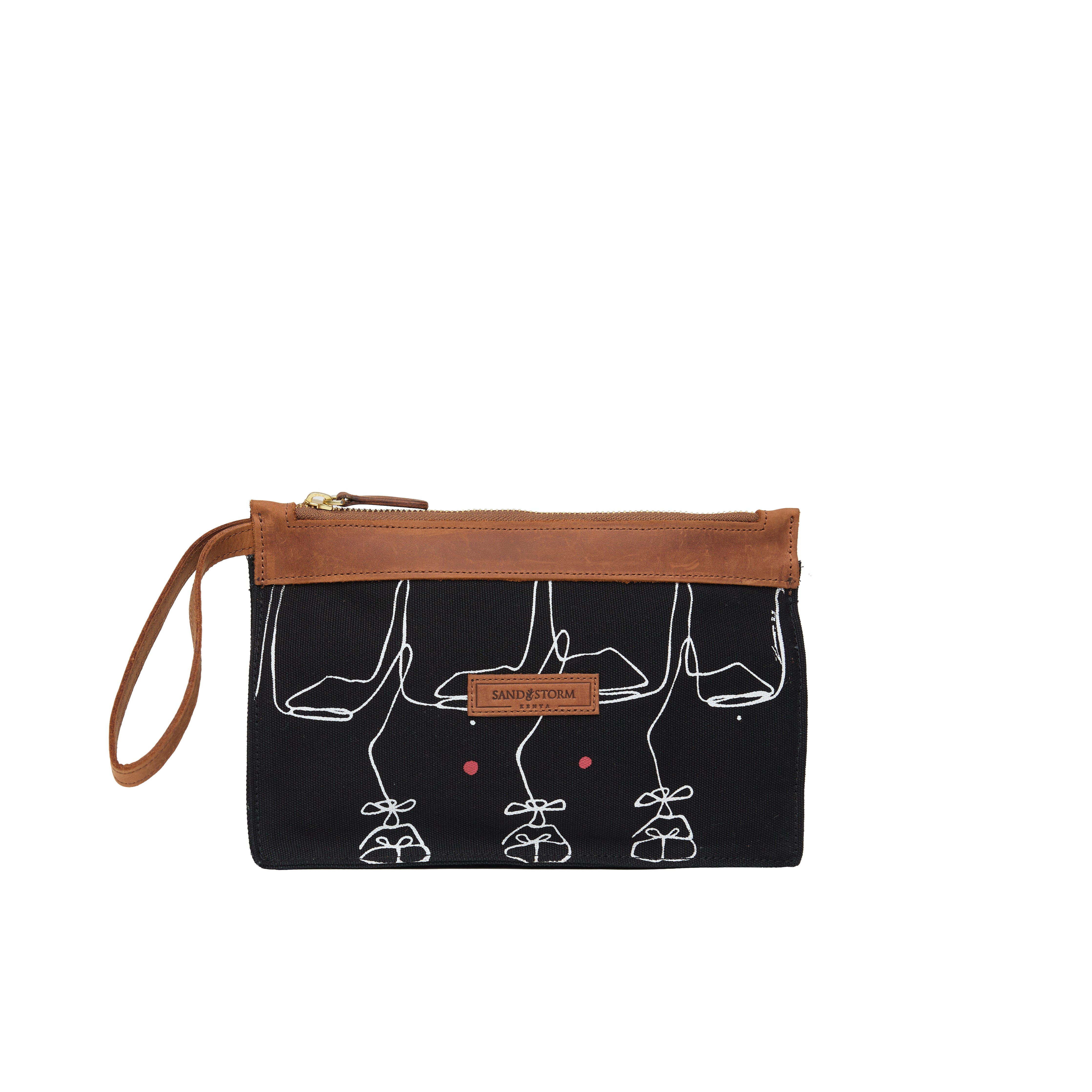 Canvas Agnes Pouch Intertwine Print x EndoSquared