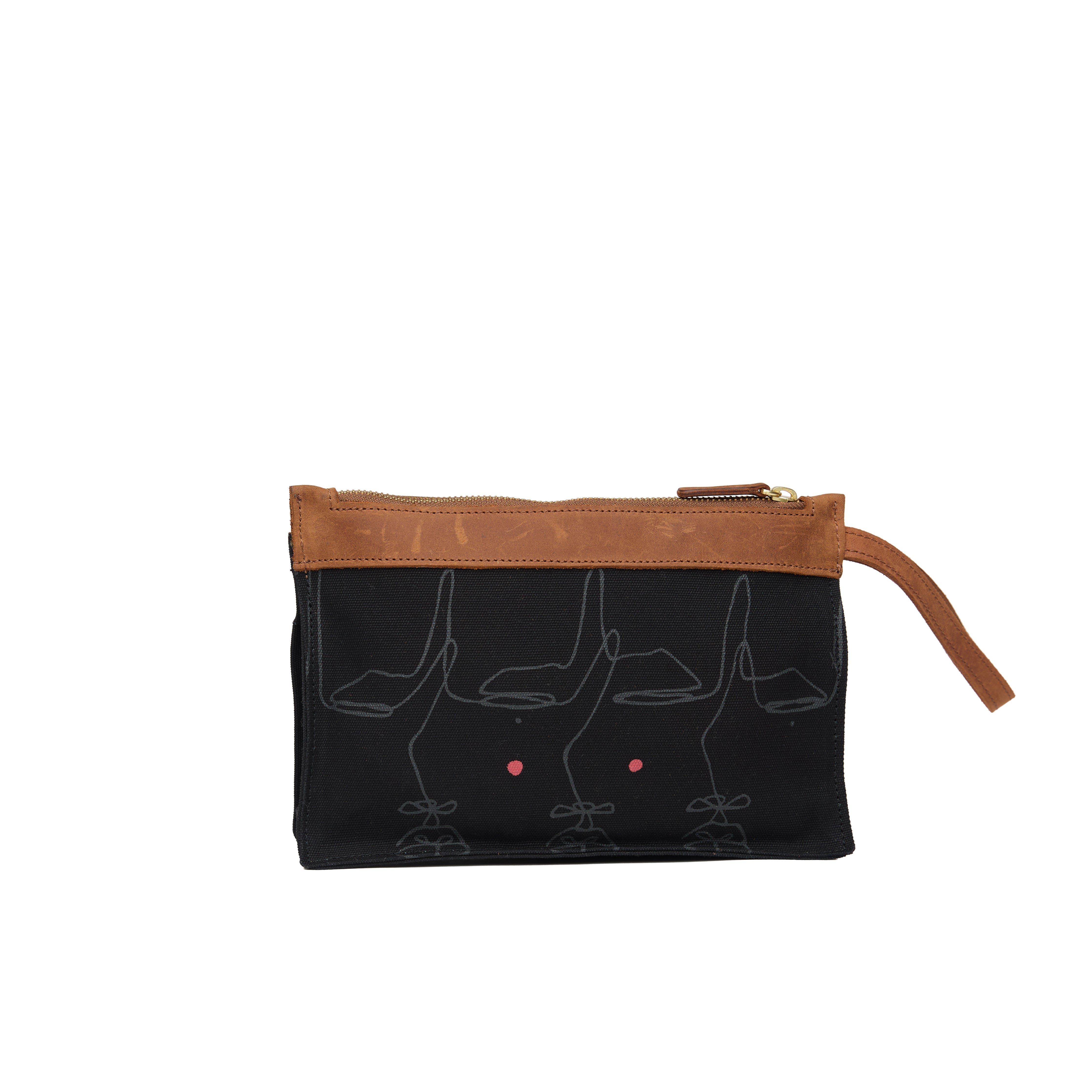 Canvas Agnes Pouch Intertwine Print x EndoSquared