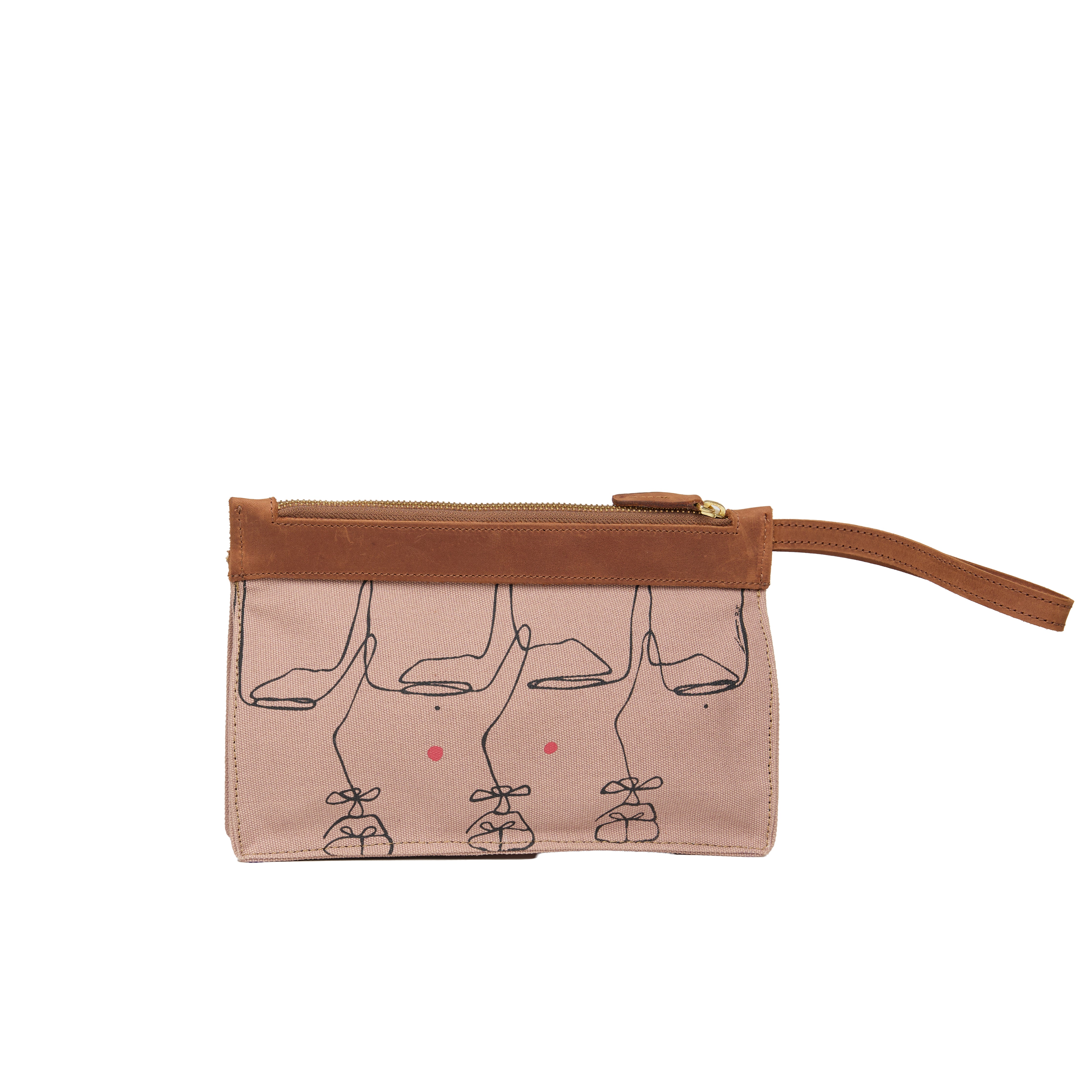 Canvas Agnes Pouch Intertwine Print x EndoSquared
