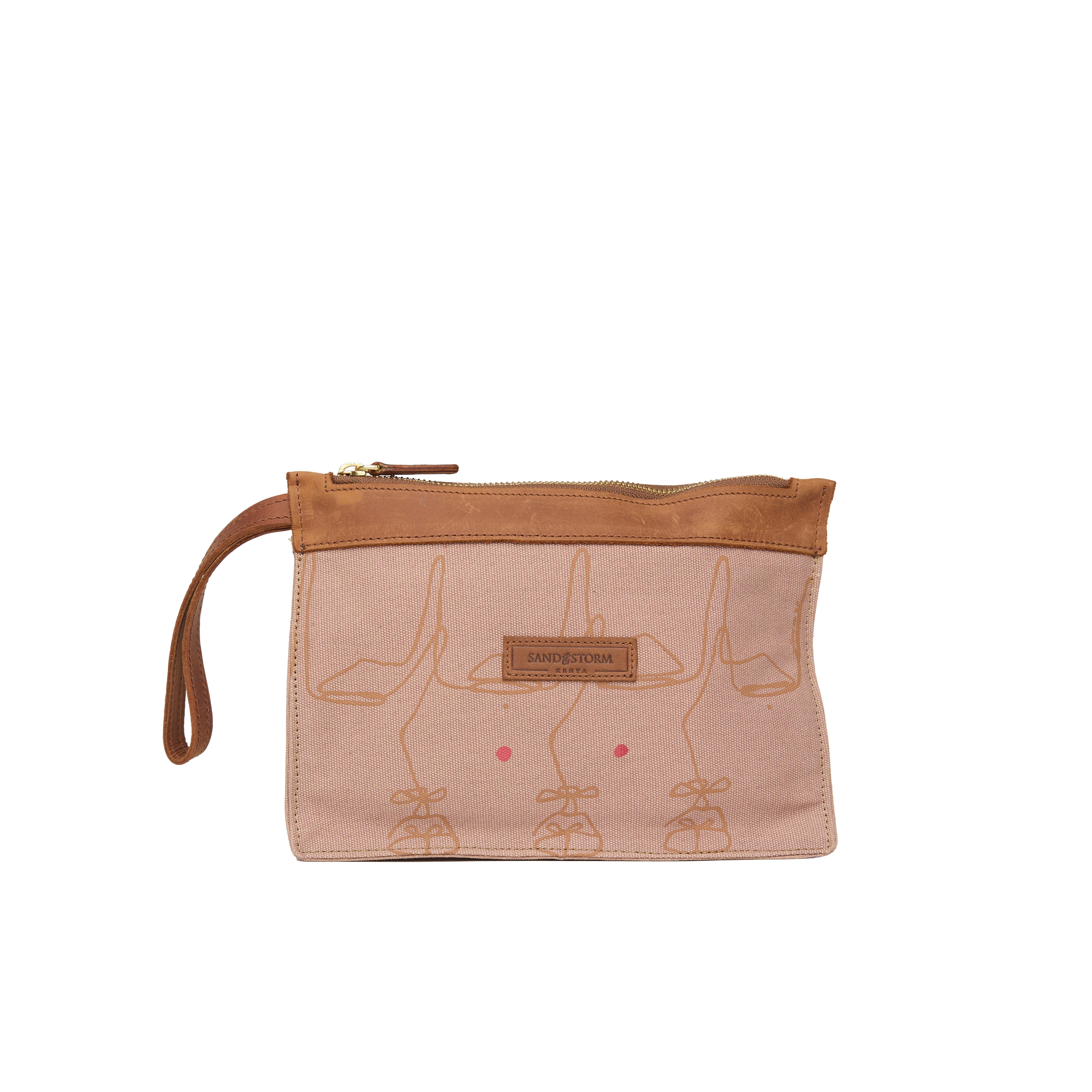 Canvas Agnes Pouch Intertwine Print x EndoSquared