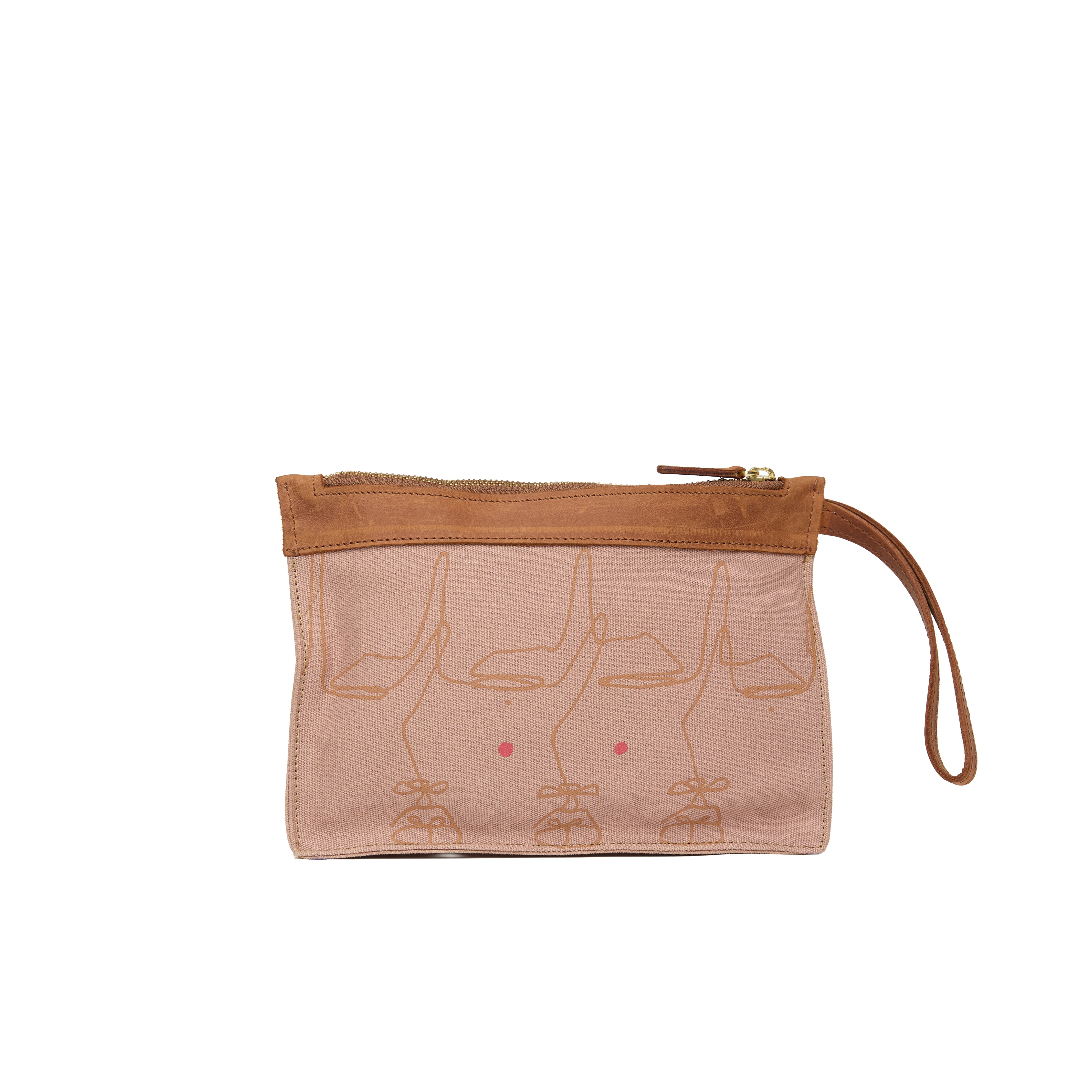 Canvas Agnes Pouch Intertwine Print x EndoSquared
