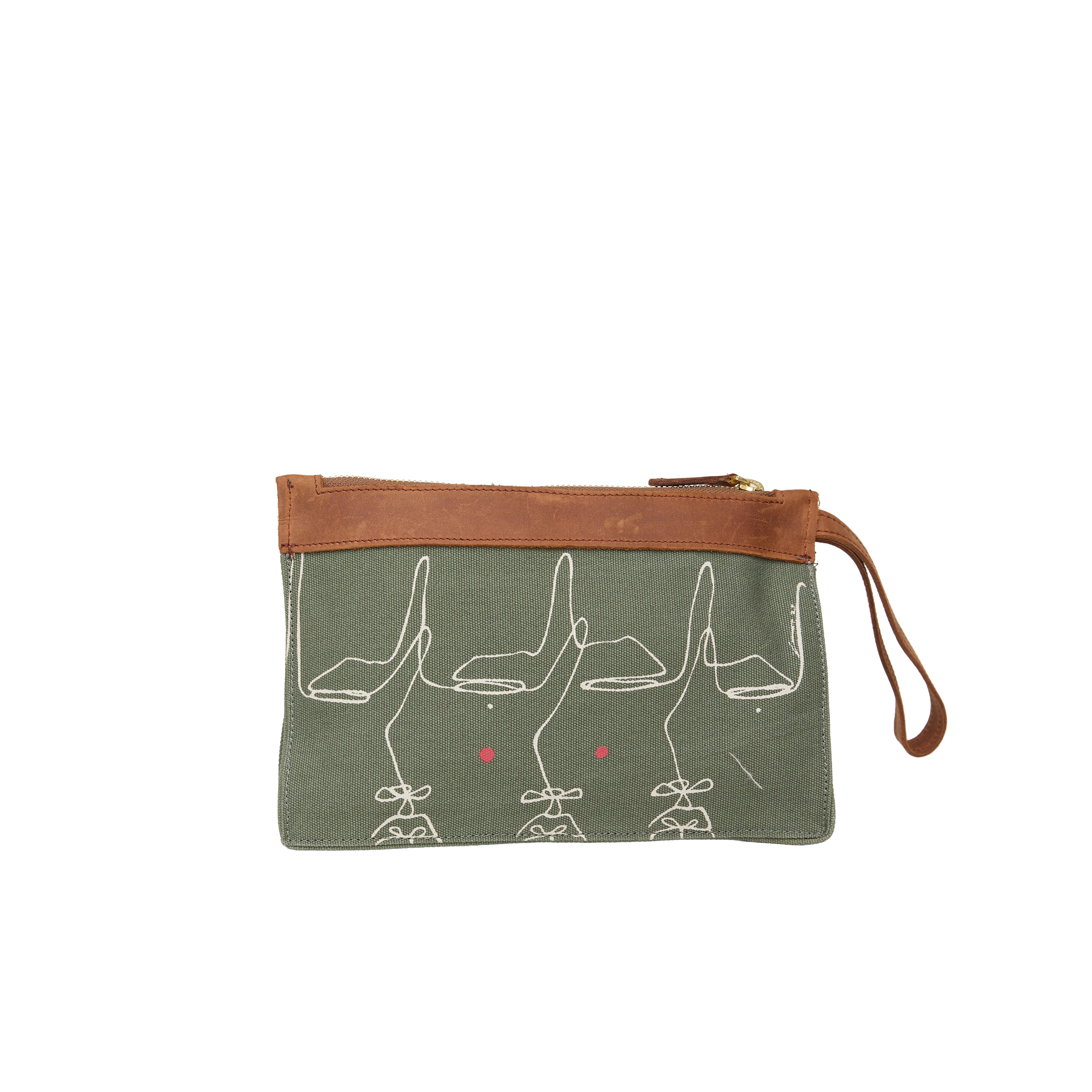 Canvas Agnes Pouch Intertwine Print x EndoSquared