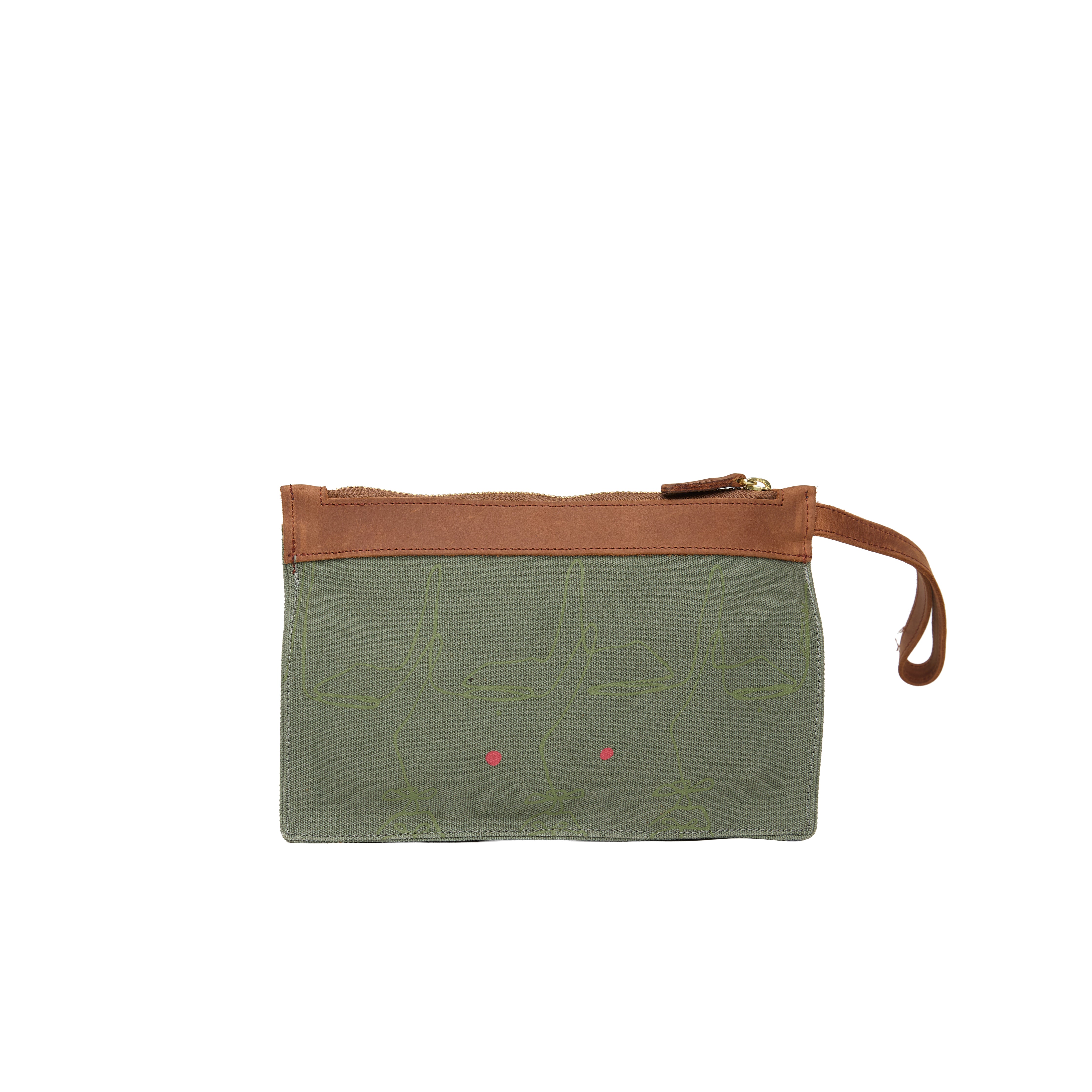 Canvas Agnes Pouch Intertwine Print x EndoSquared