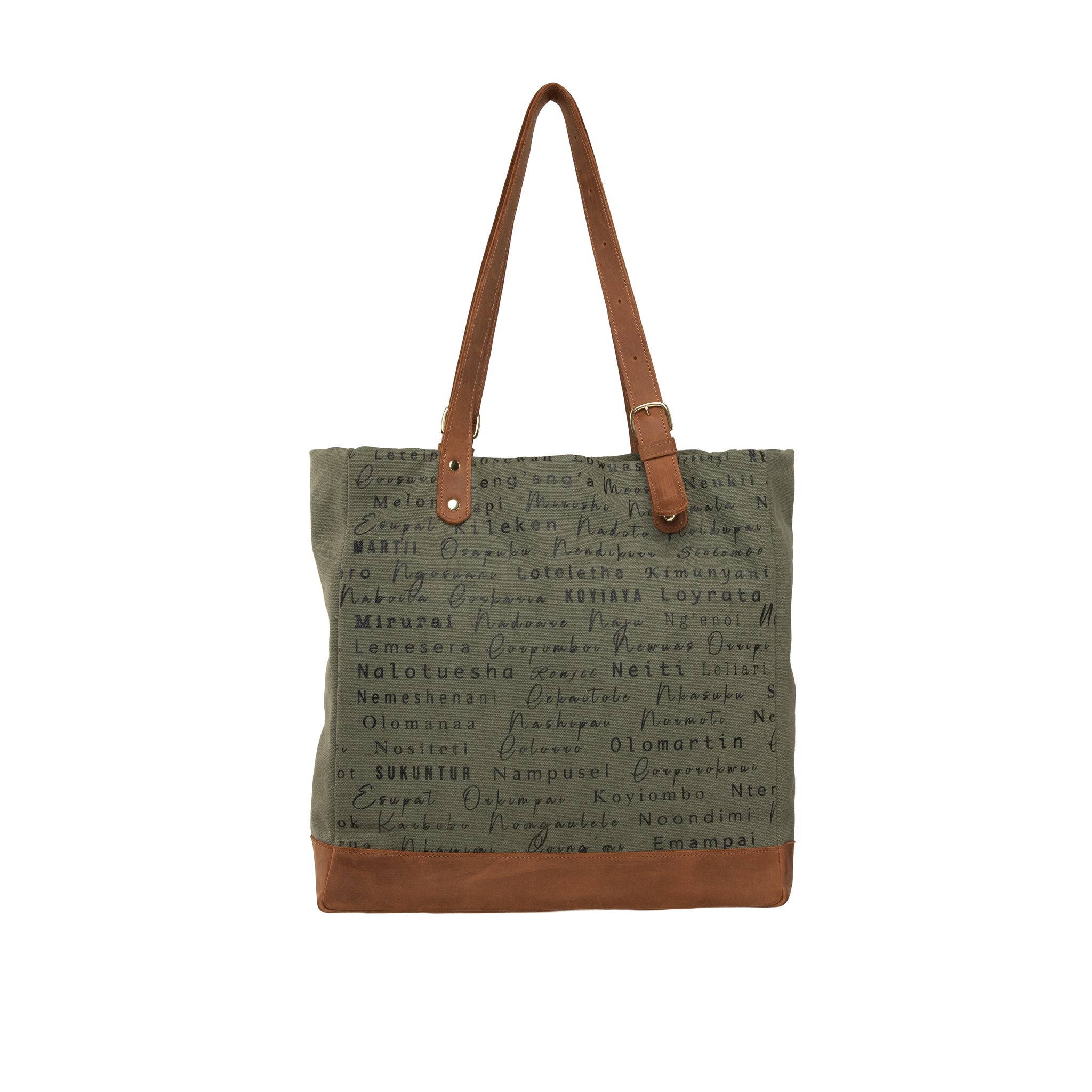 Canvas Metrine Tote x Lion Guardian (Bond)