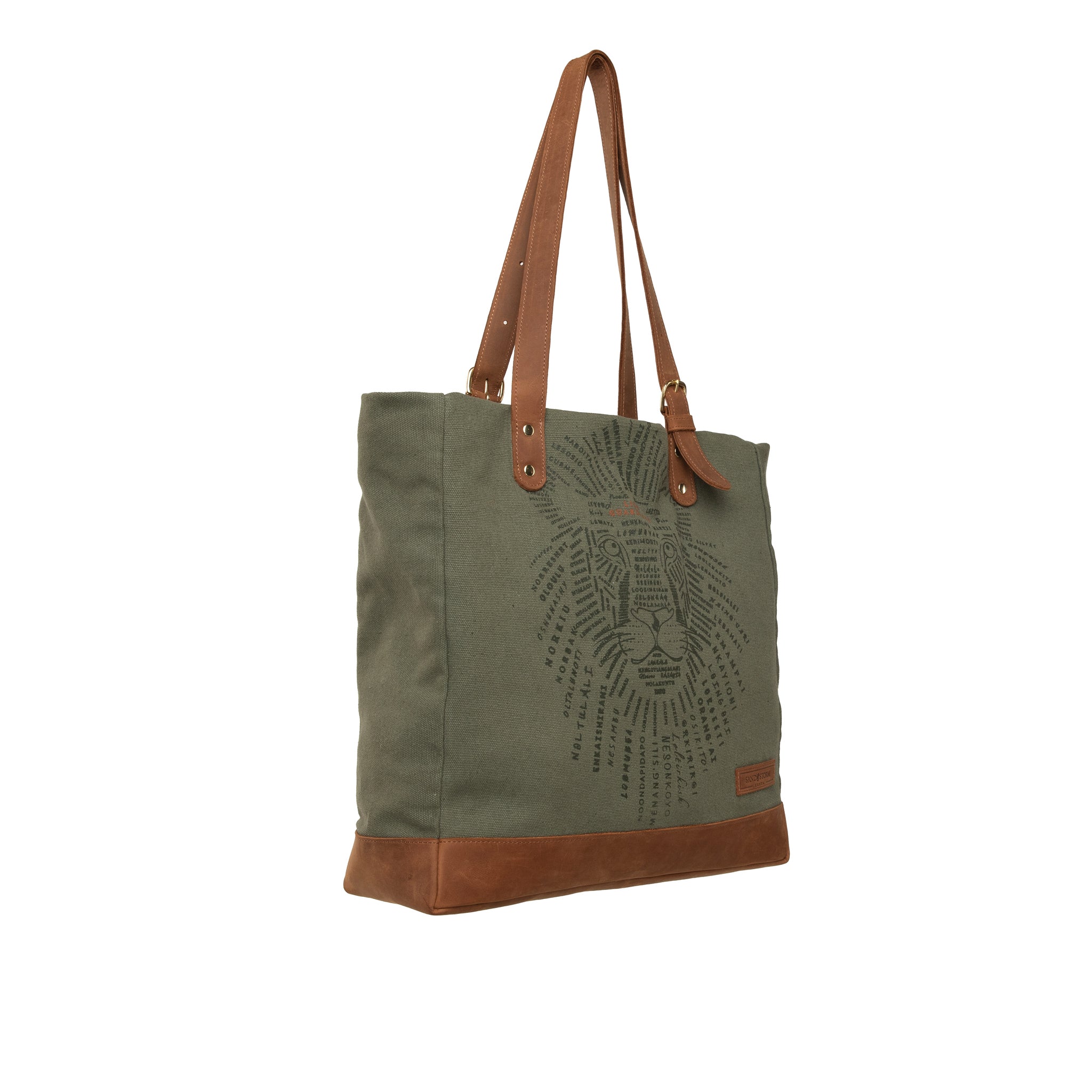 Canvas Metrine Tote x Lion Guardian (Bond)