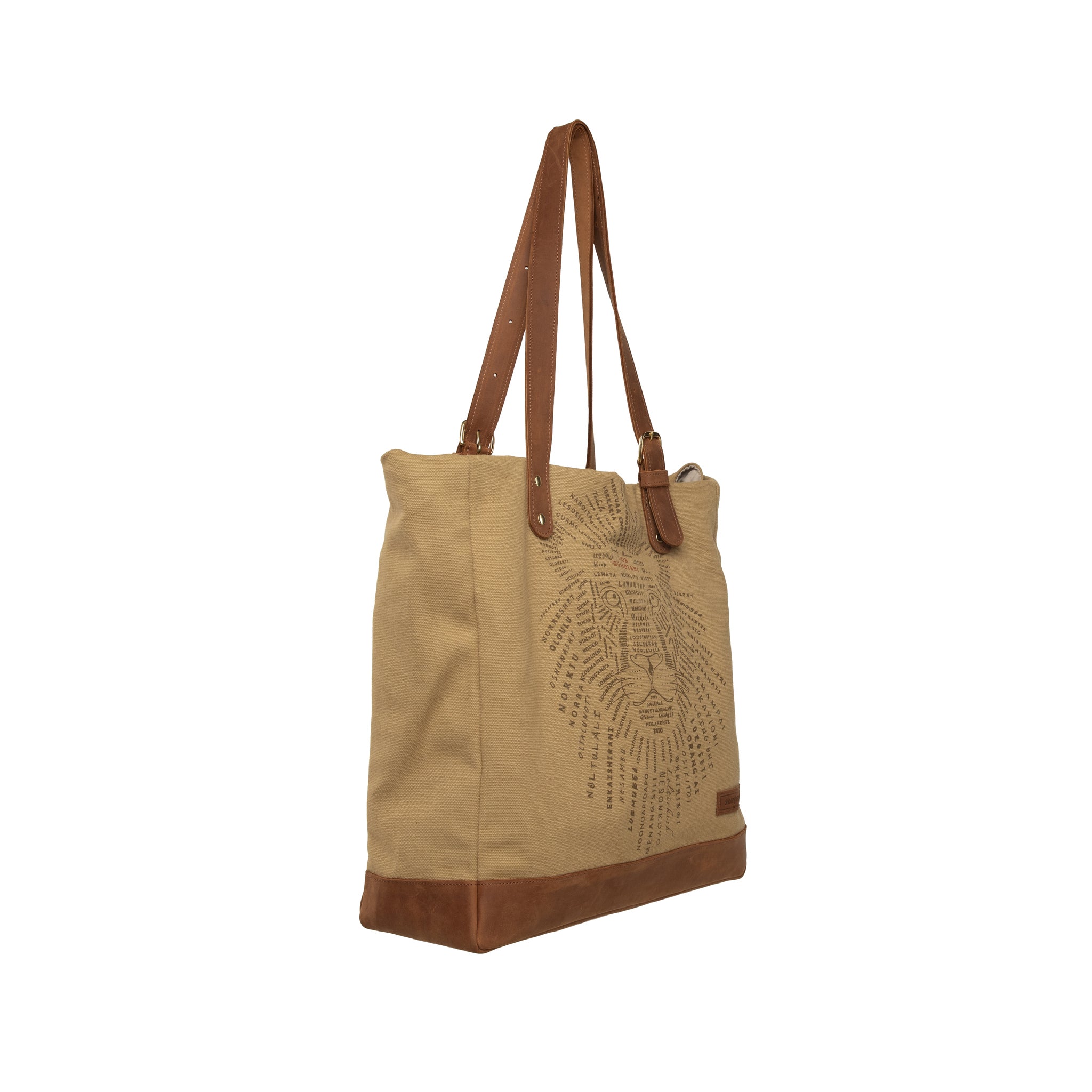 Canvas Metrine Tote x Lion Guardian (Bond)