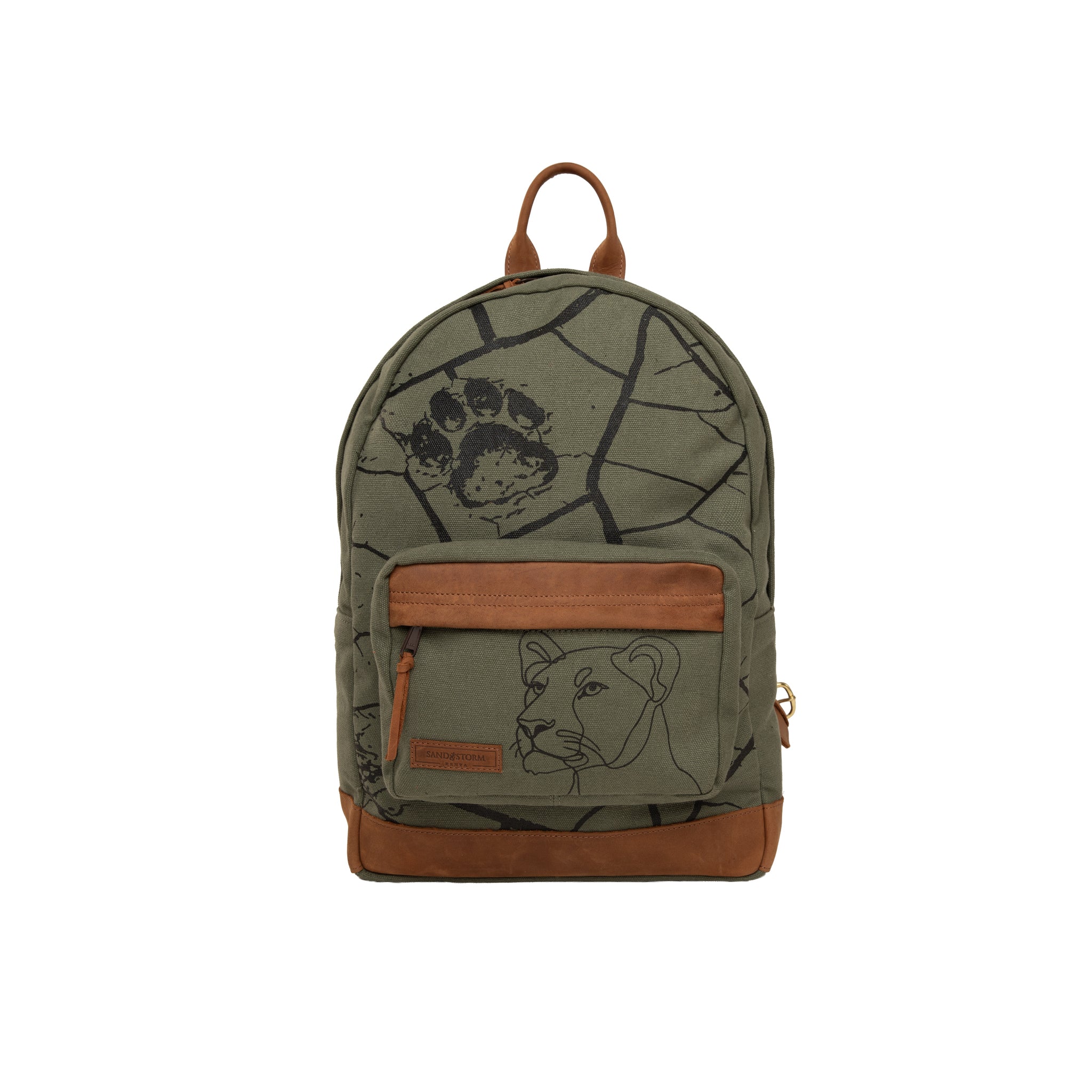 Canvas Hillary Backpack x Lion Guardian
