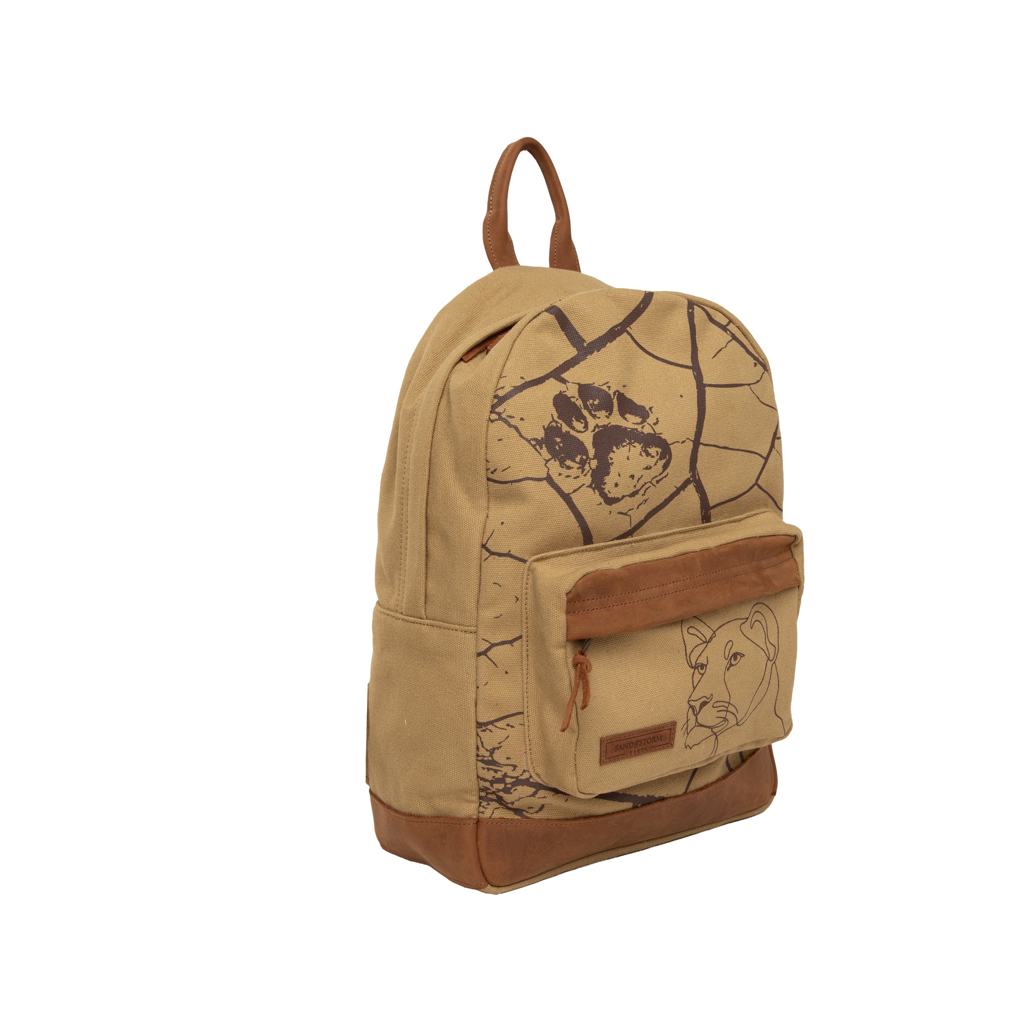 Canvas Hillary Backpack x Lion Guardian