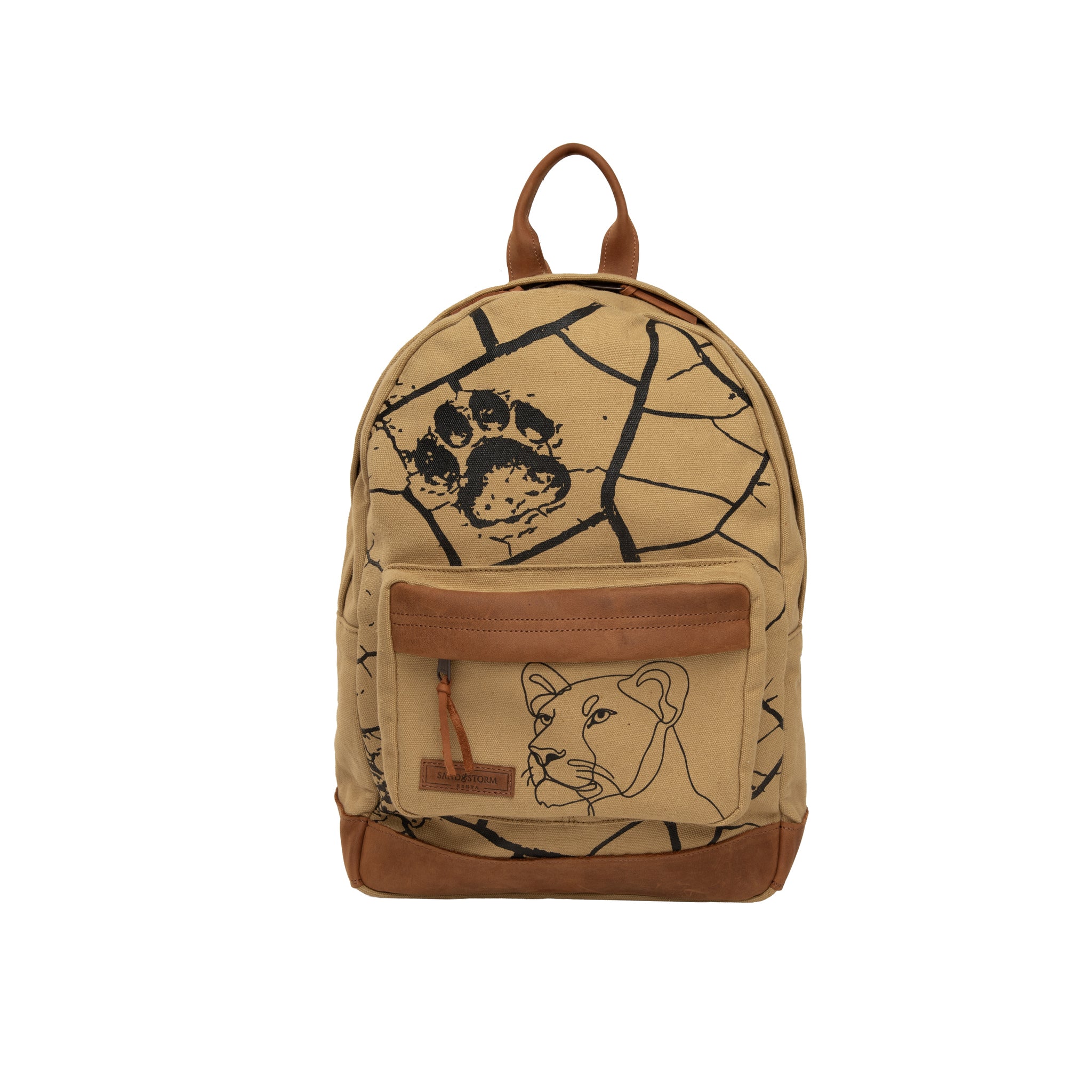 Canvas Hillary Backpack x Lion Guardian