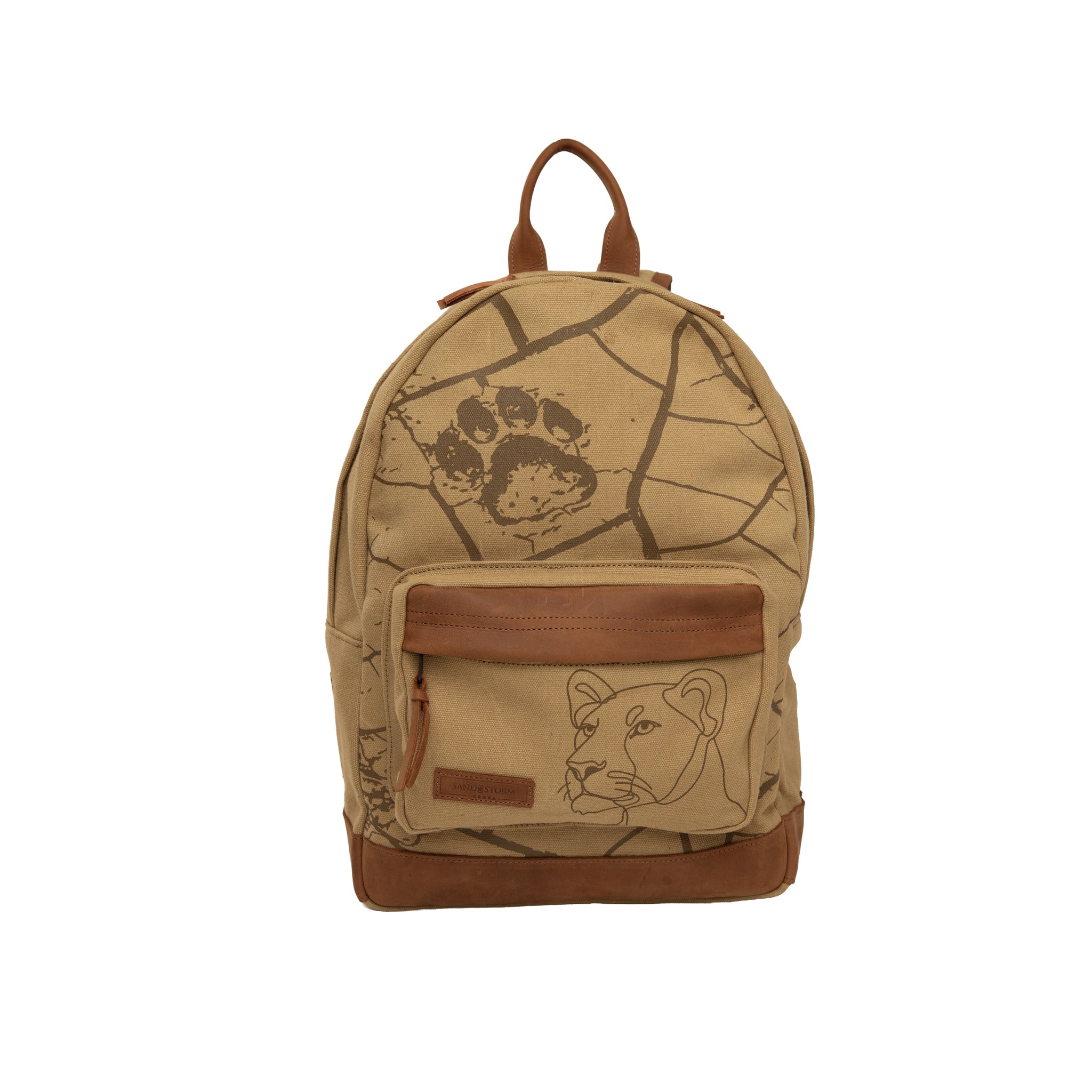 Canvas Hillary Backpack x Lion Guardian