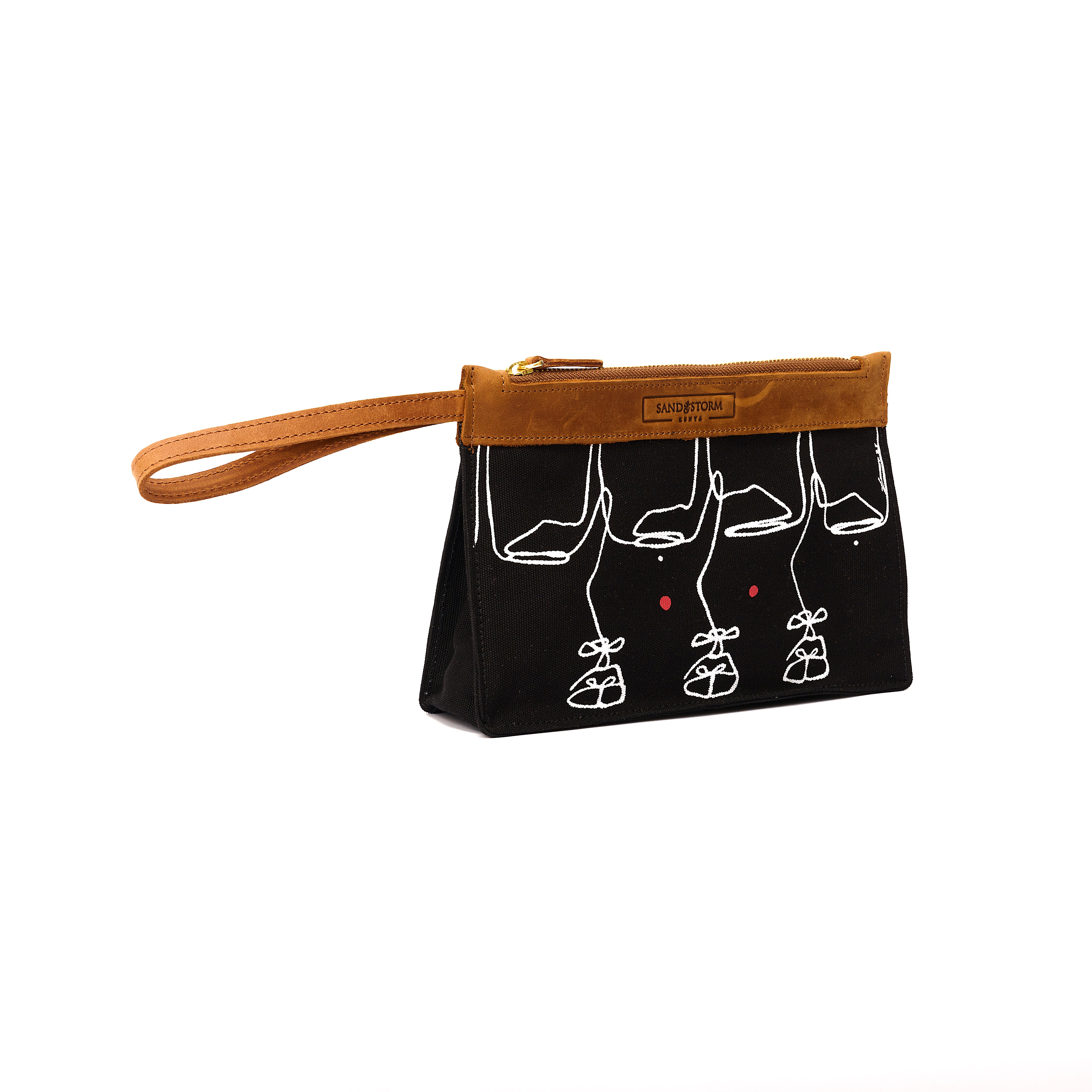 Canvas Agnes Pouch Intertwine Print x EndoSquared