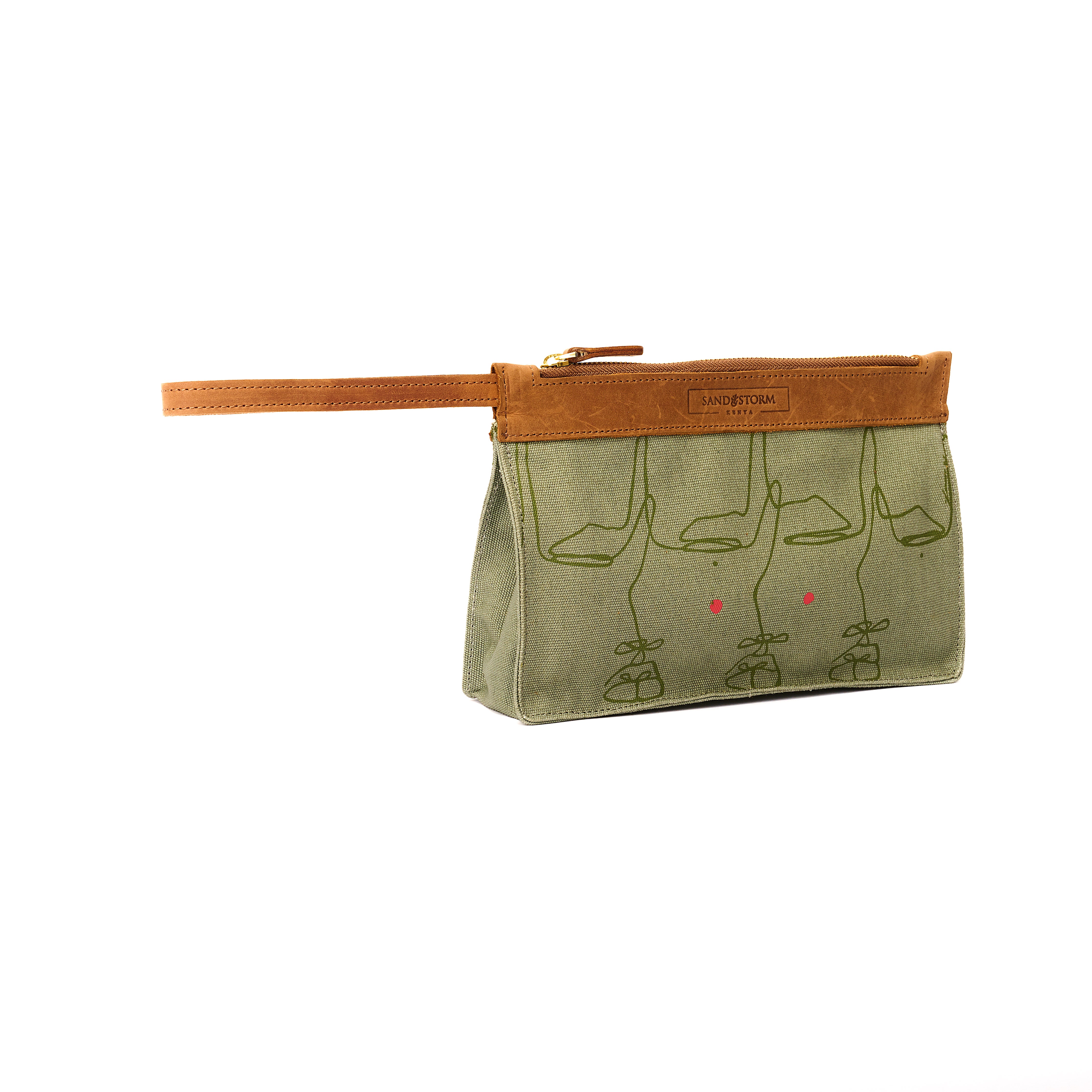 Canvas Agnes Pouch Intertwine Print x EndoSquared