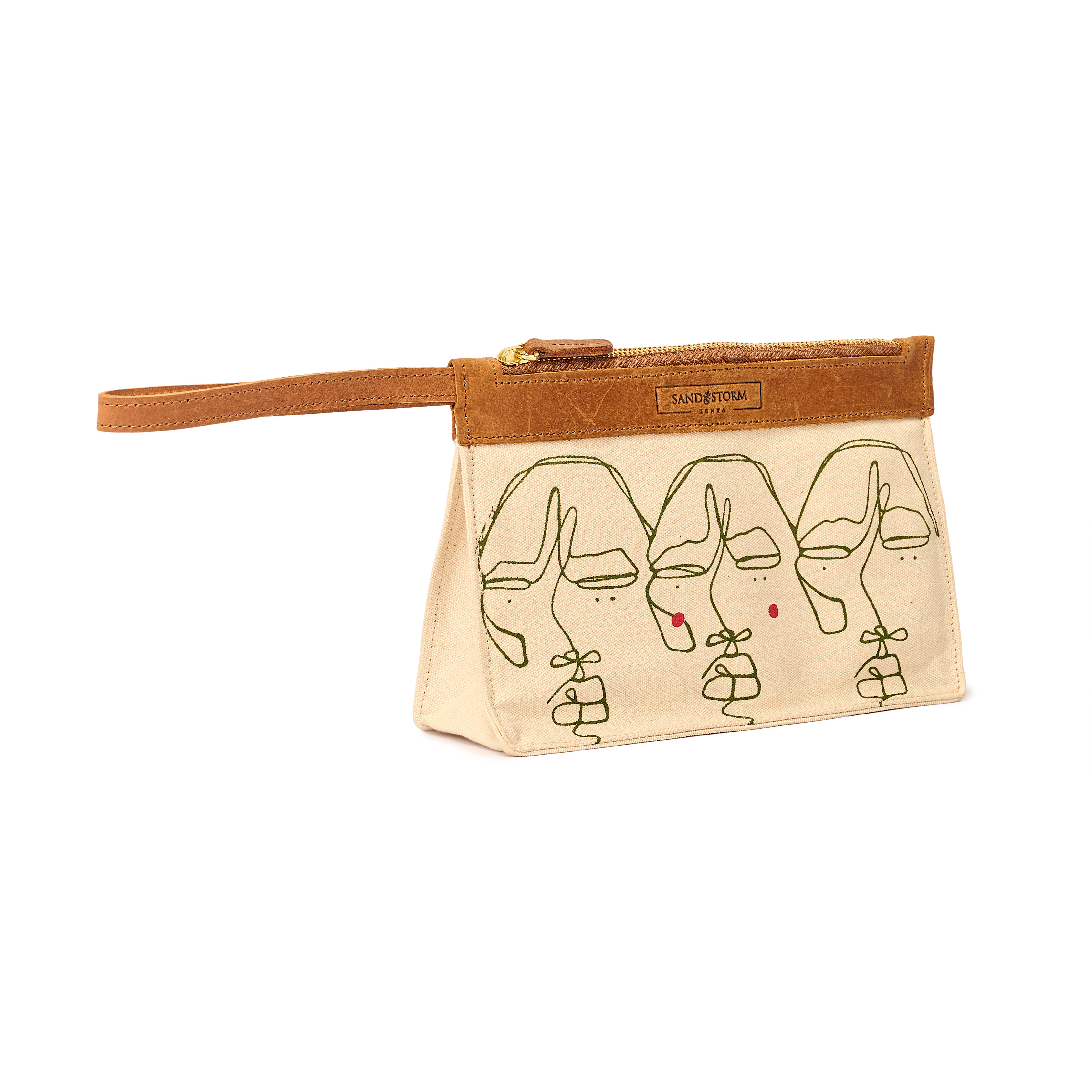 Canvas Agnes Pouch Sita Print x EndoSquared
