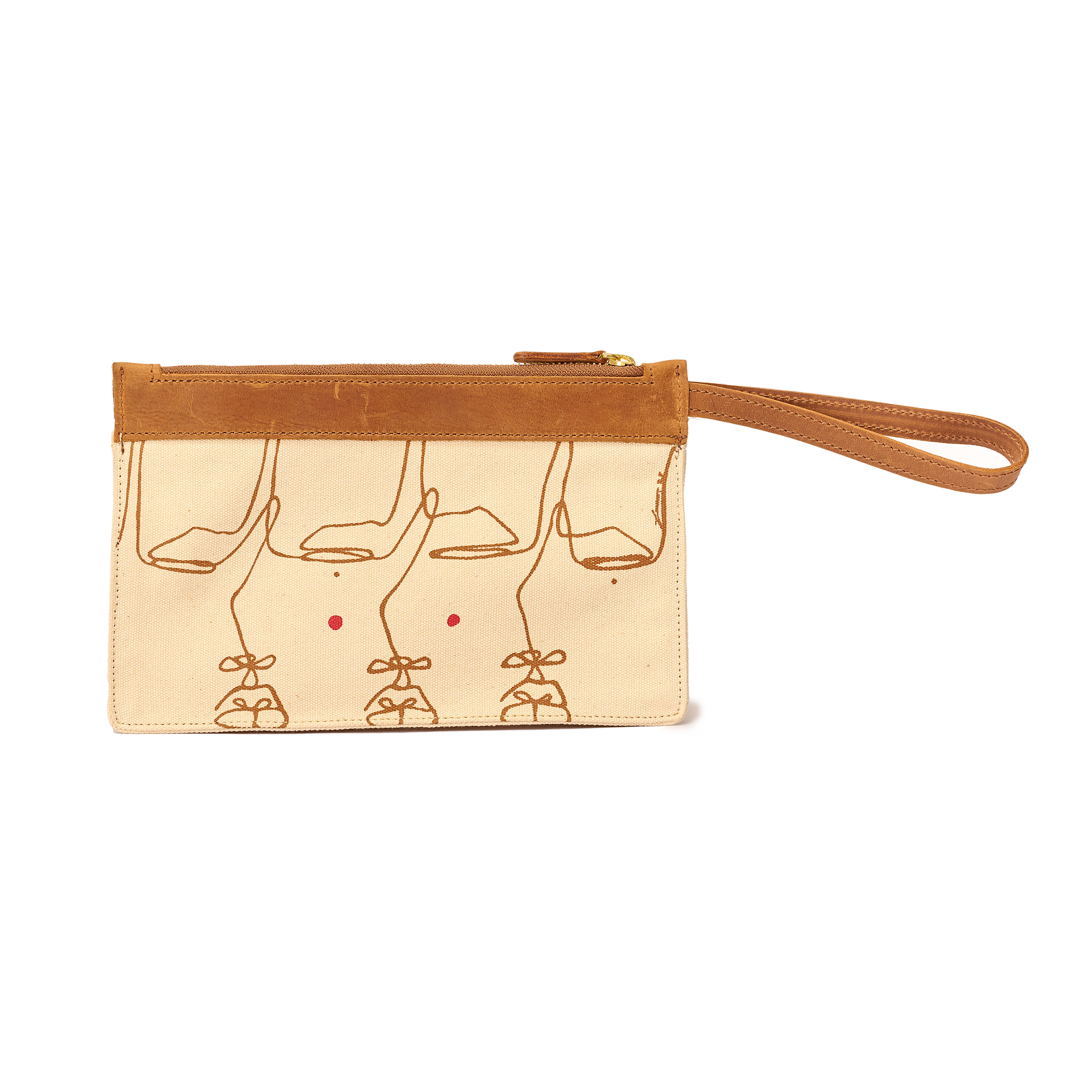 Canvas Agnes Pouch Intertwine Print x EndoSquared