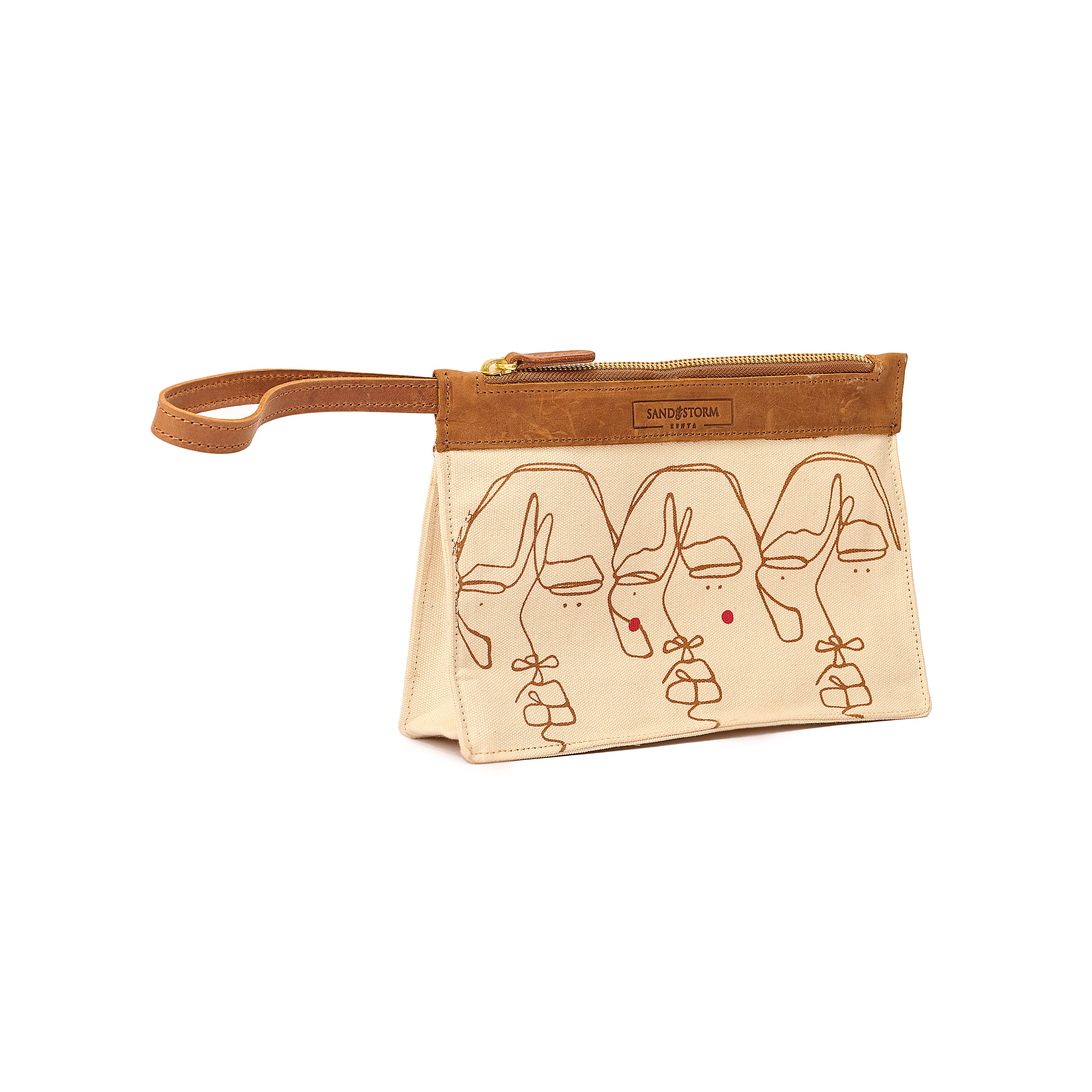 Canvas Agnes Pouch Sita Print x EndoSquared