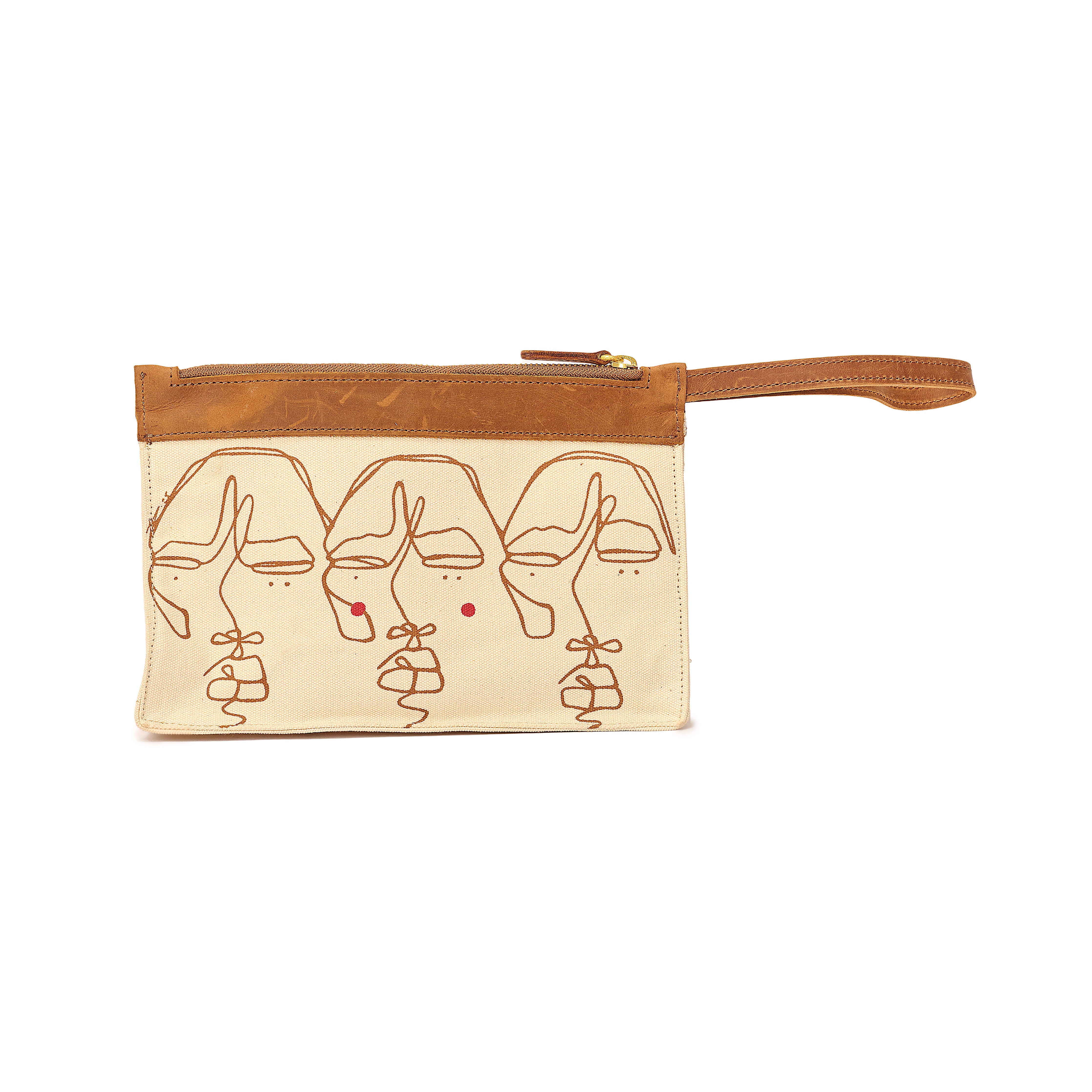Canvas Agnes Pouch Sita Print x EndoSquared