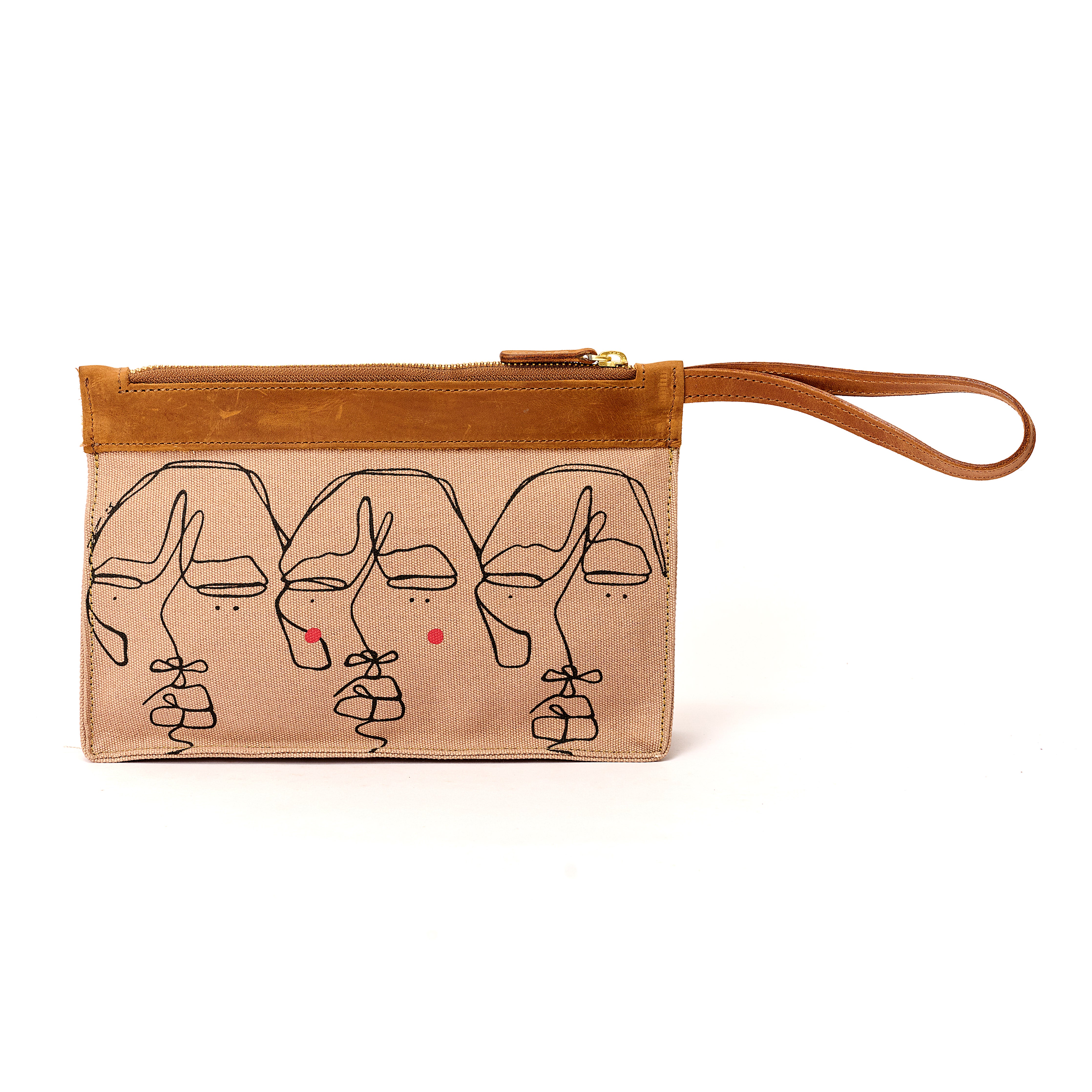 Canvas Agnes Pouch Sita Print x EndoSquared