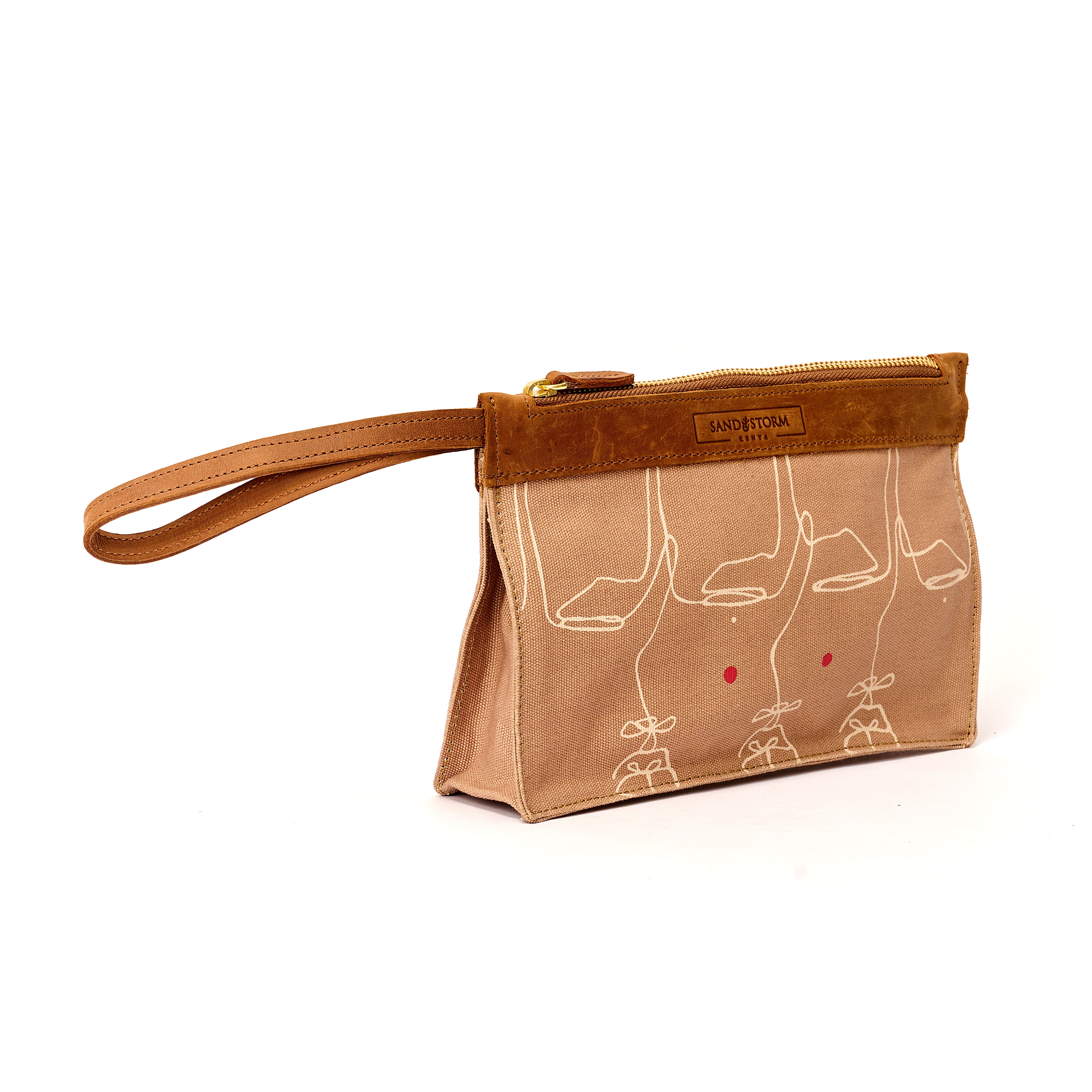 Canvas Agnes Pouch Intertwine Print x EndoSquared