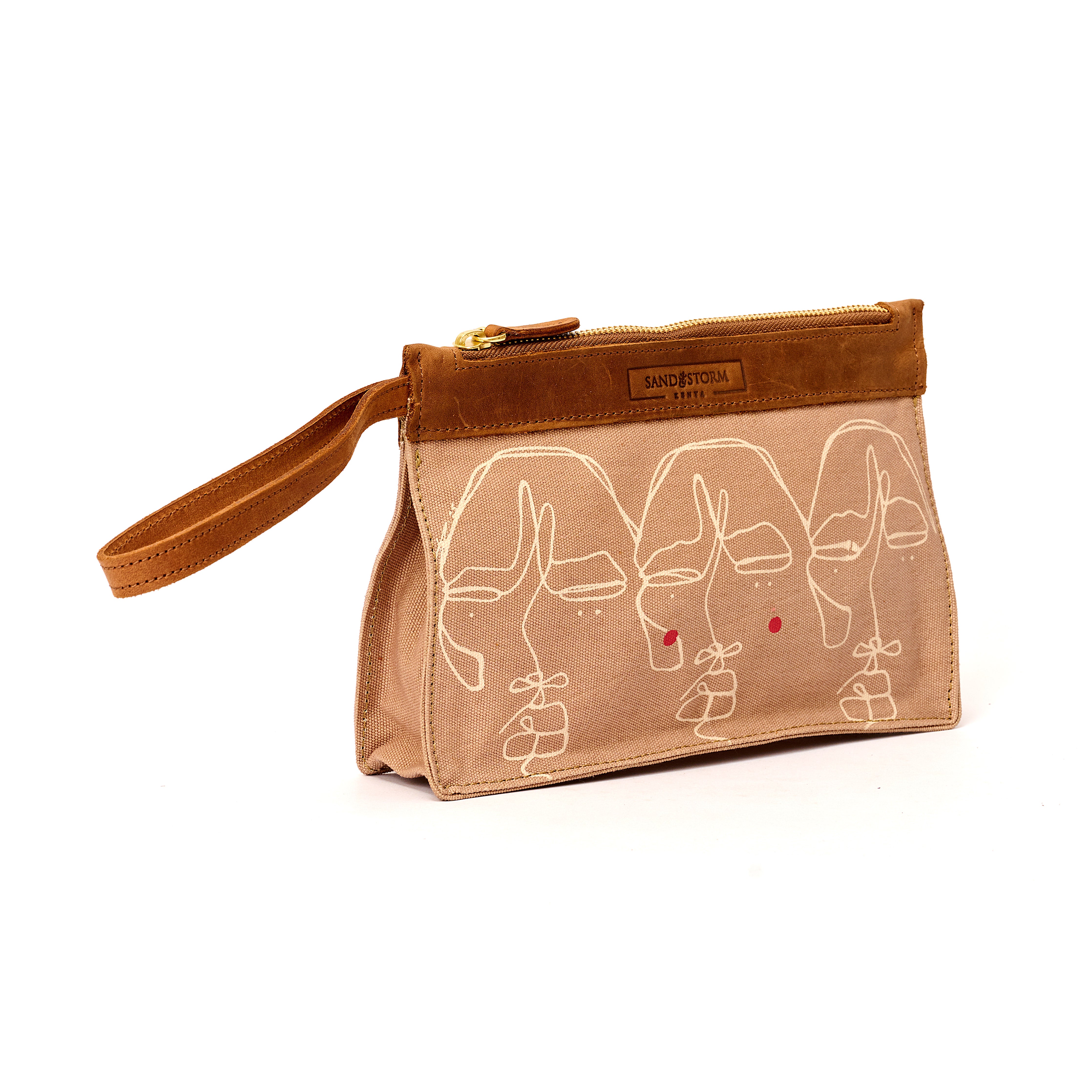 Canvas Agnes Pouch Sita Print x EndoSquared