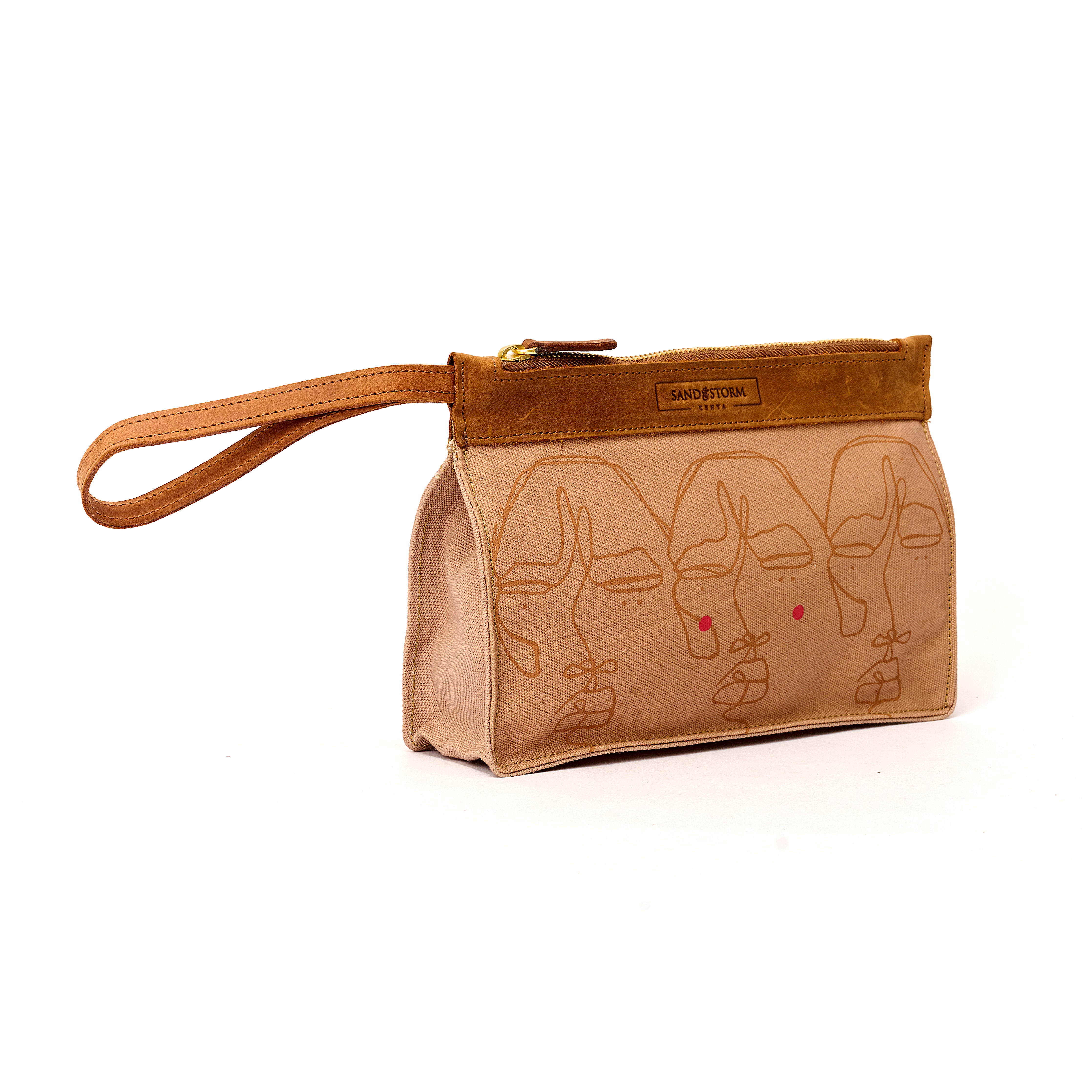 Canvas Agnes Pouch Sita Print x EndoSquared
