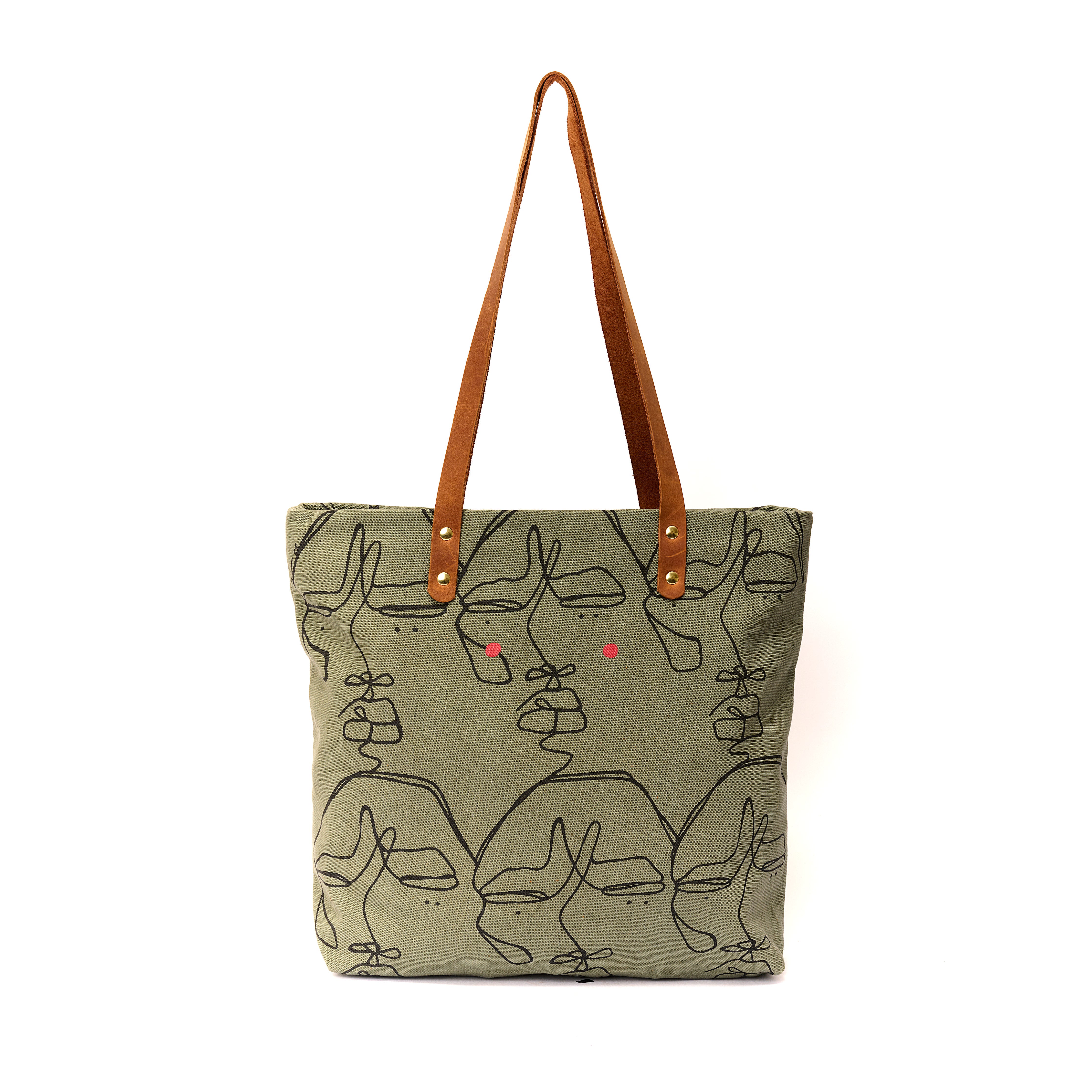 Canvas Dorothy Tote Sita Print x EndoSquared