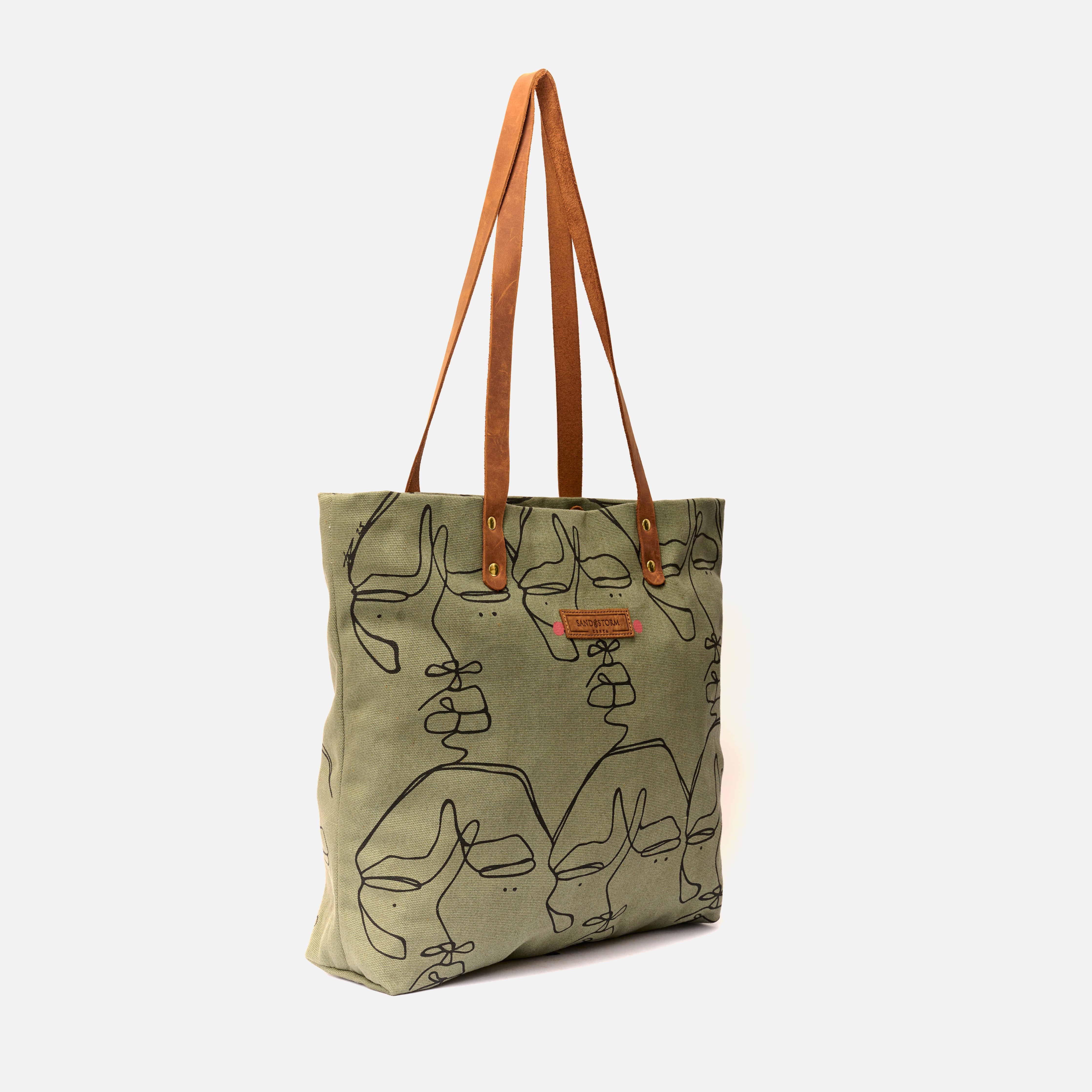 Canvas Dorothy Tote Sita Print x EndoSquared