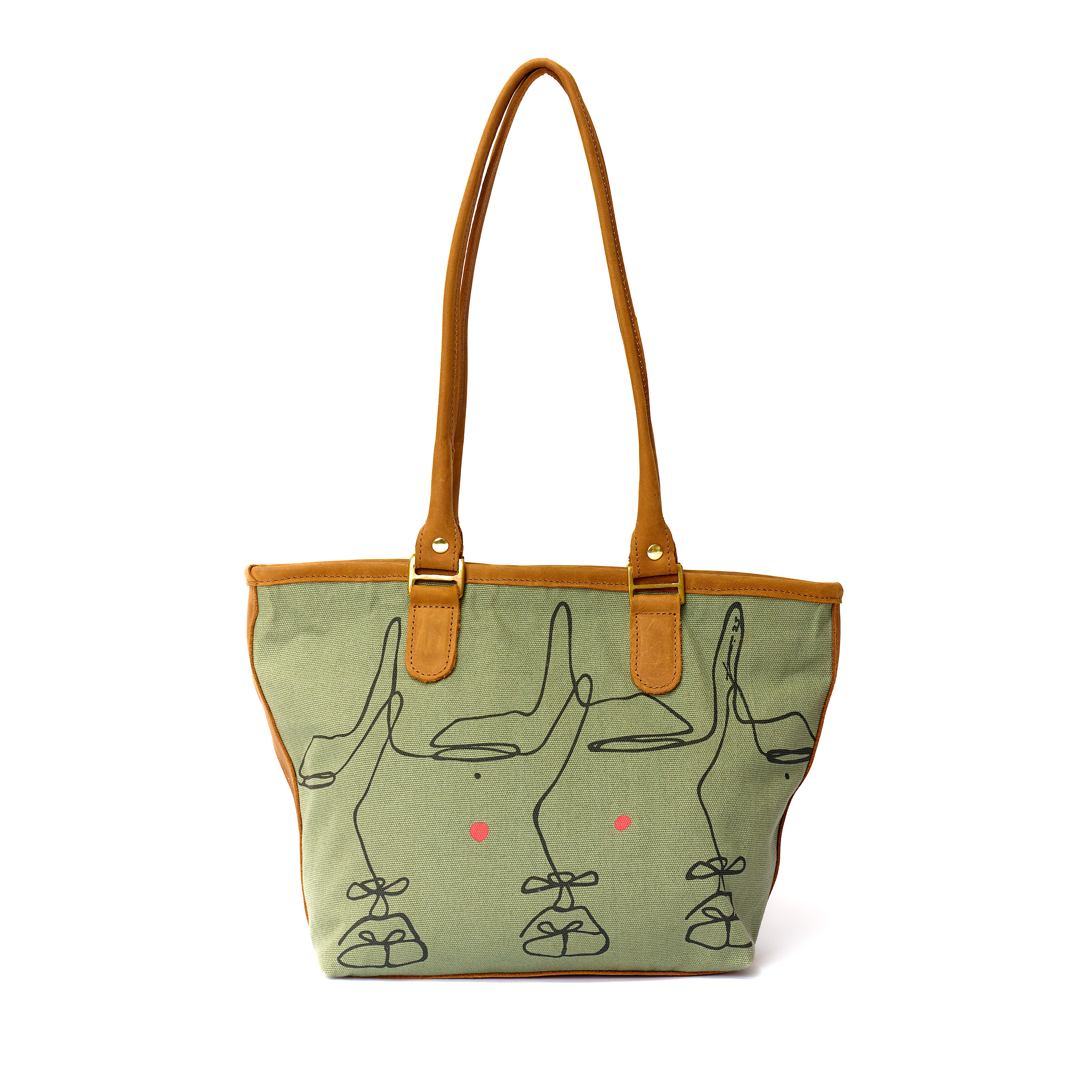 Canvas Lara bag Intertwine Print x Sandstorm Kenya