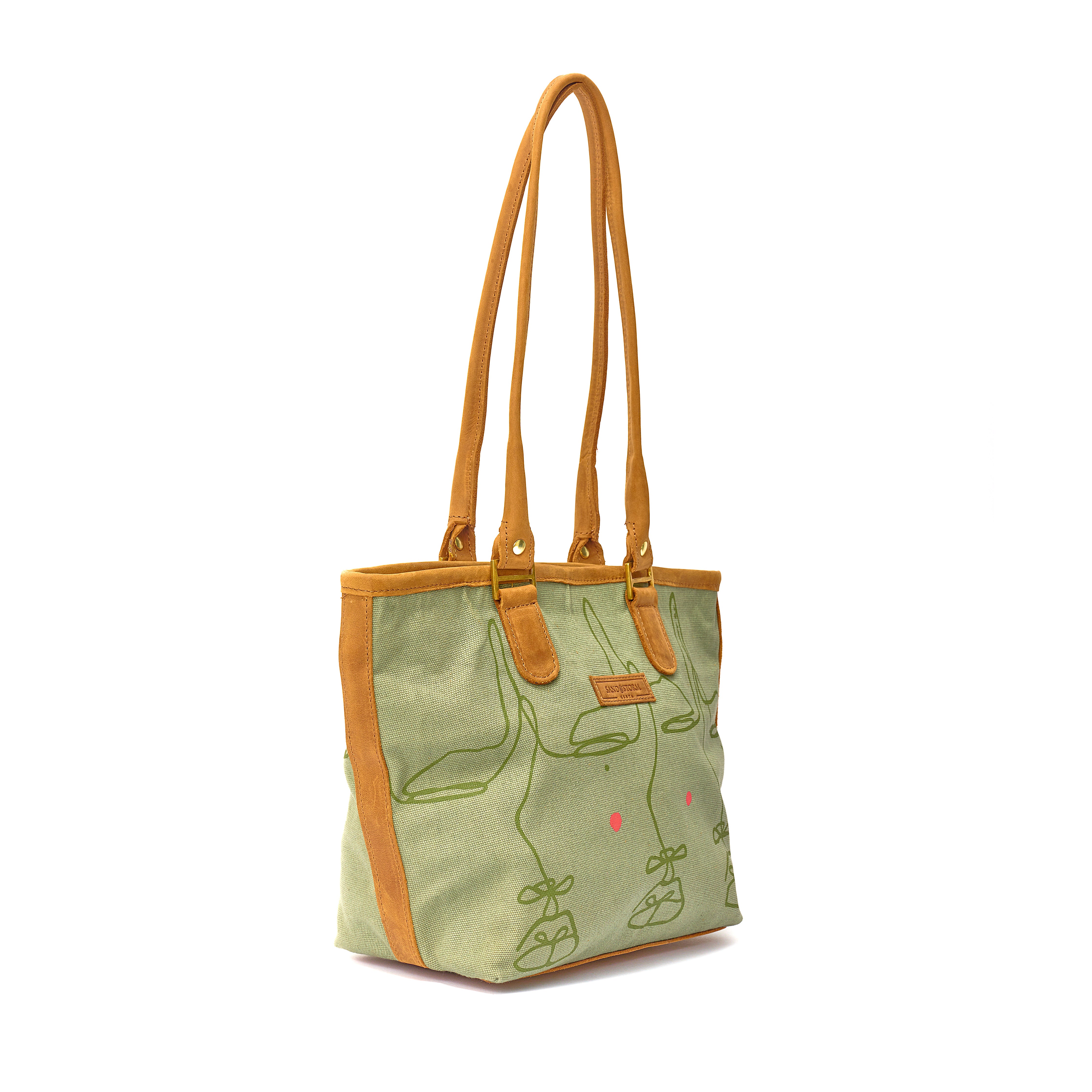 Canvas Lara bag Intertwine Print x Sandstorm Kenya