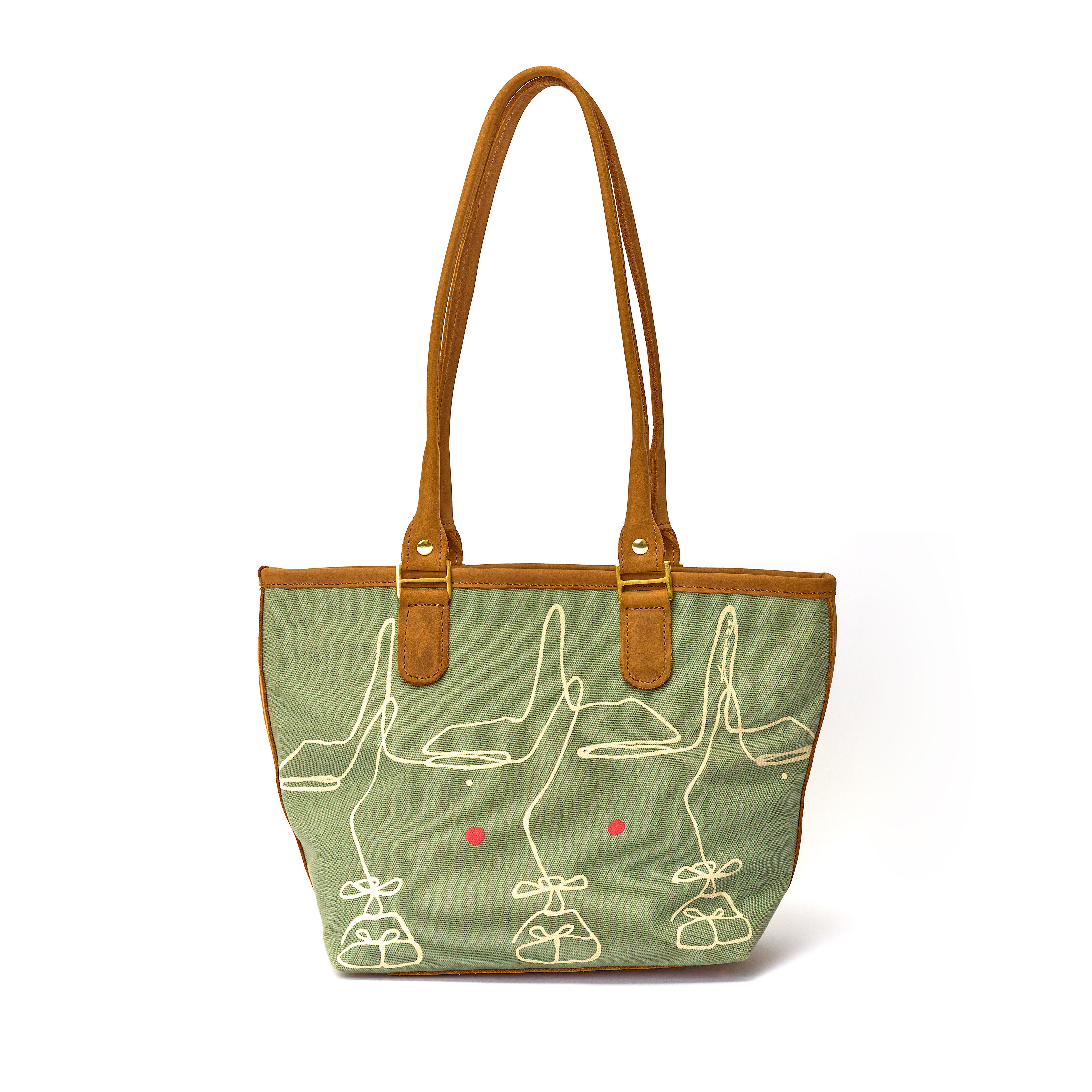 Canvas Lara bag Intertwine Print x Sandstorm Kenya