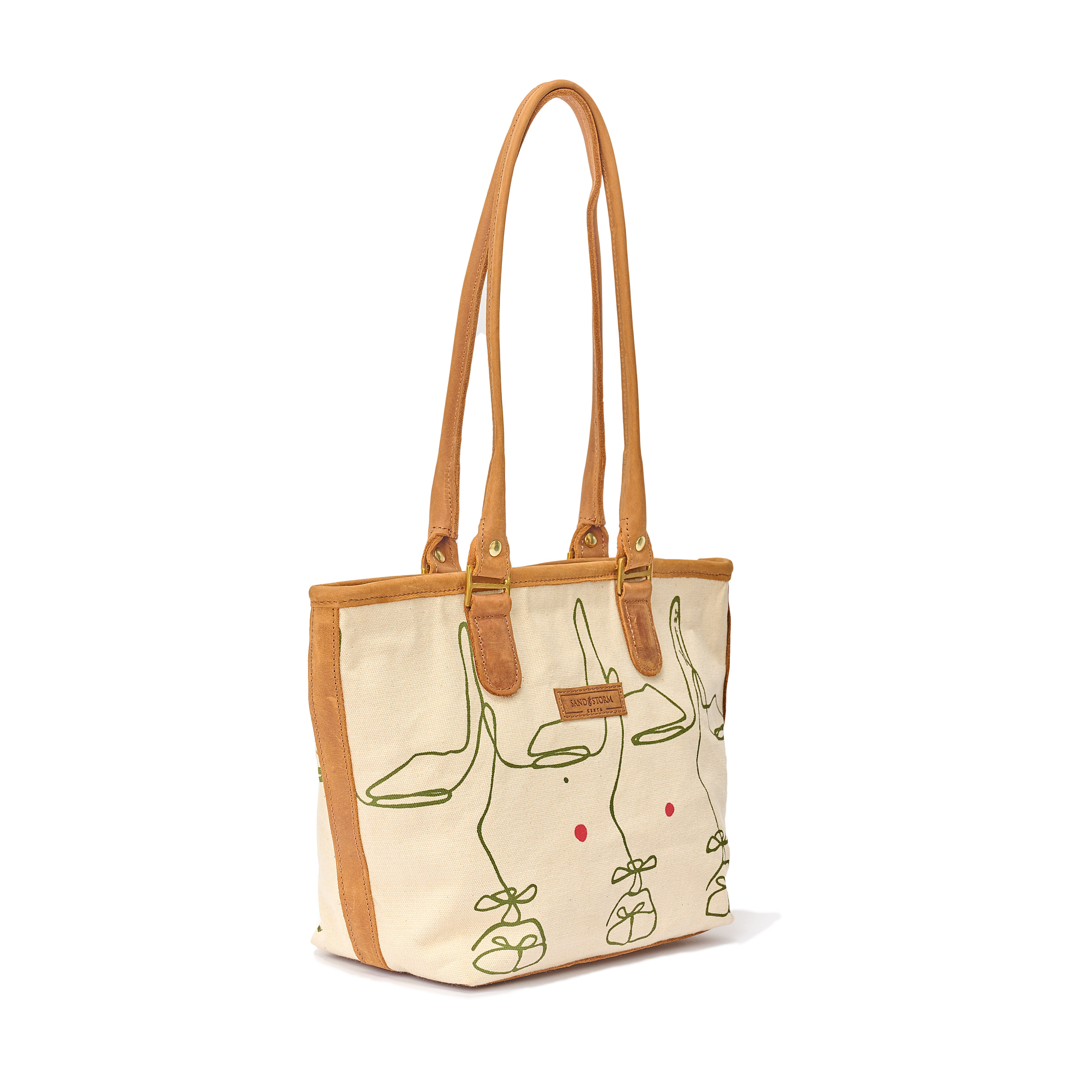 Canvas Lara bag Intertwine Print x Sandstorm Kenya