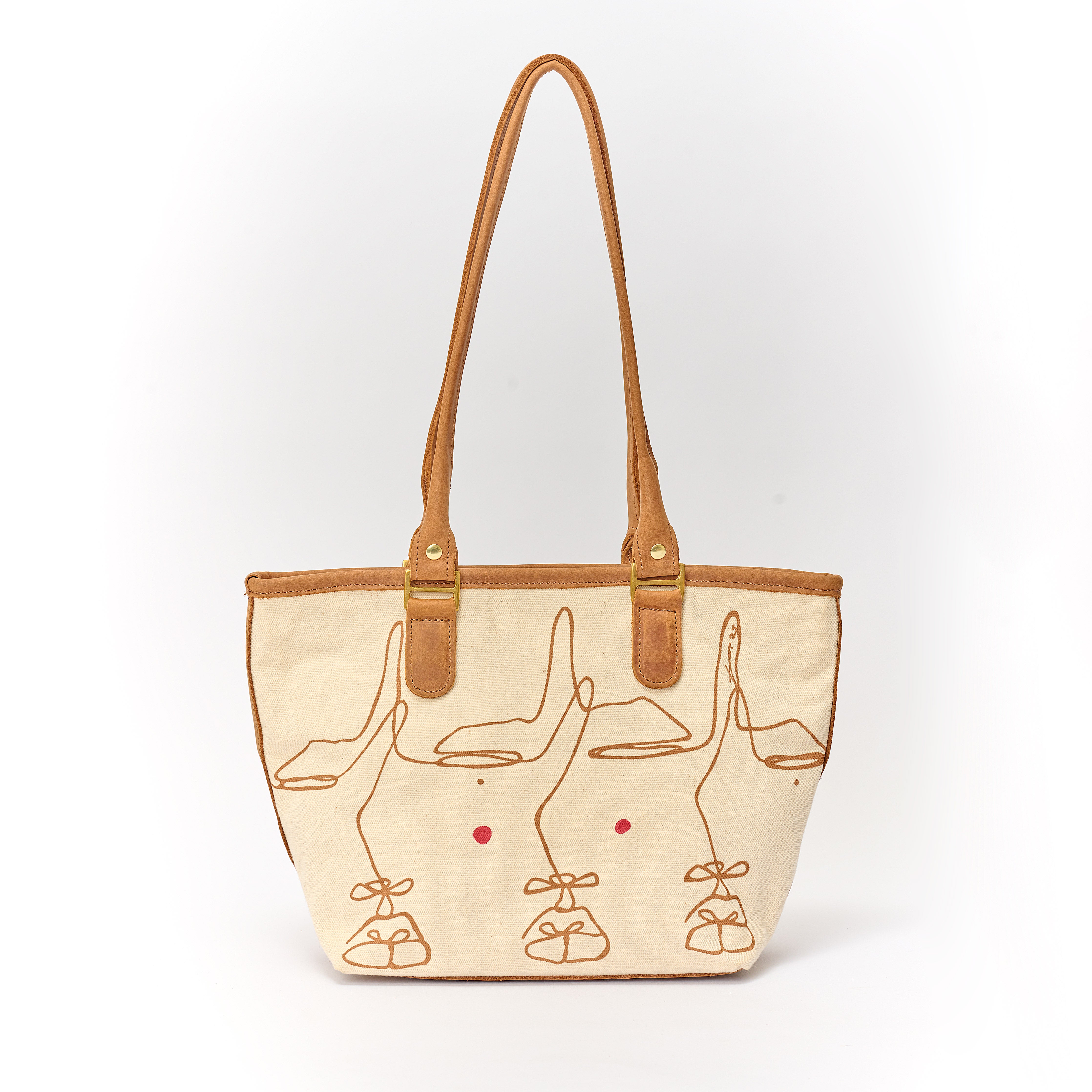 Canvas Lara bag Intertwine Print x Sandstorm Kenya