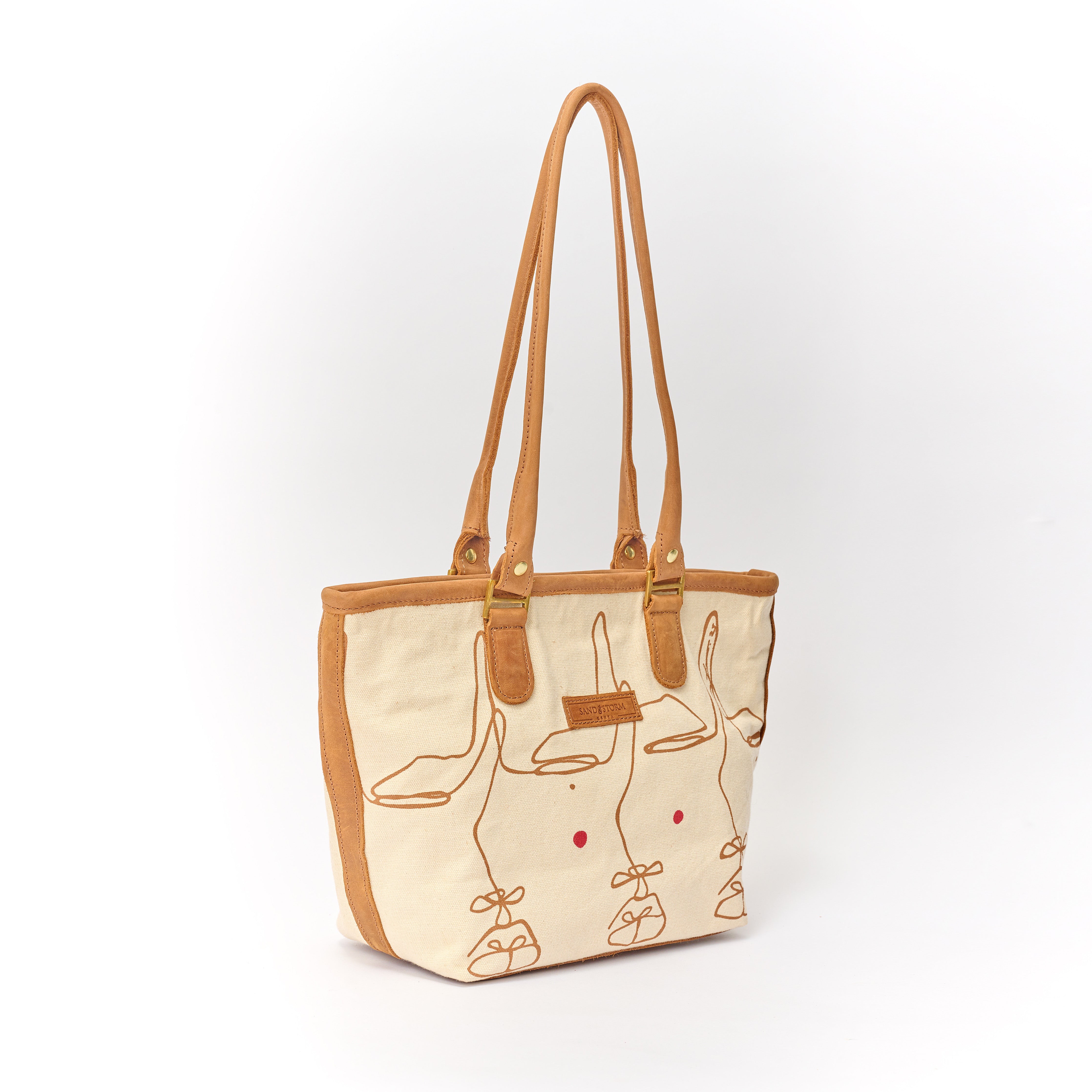 Canvas Lara bag Intertwine Print x Sandstorm Kenya