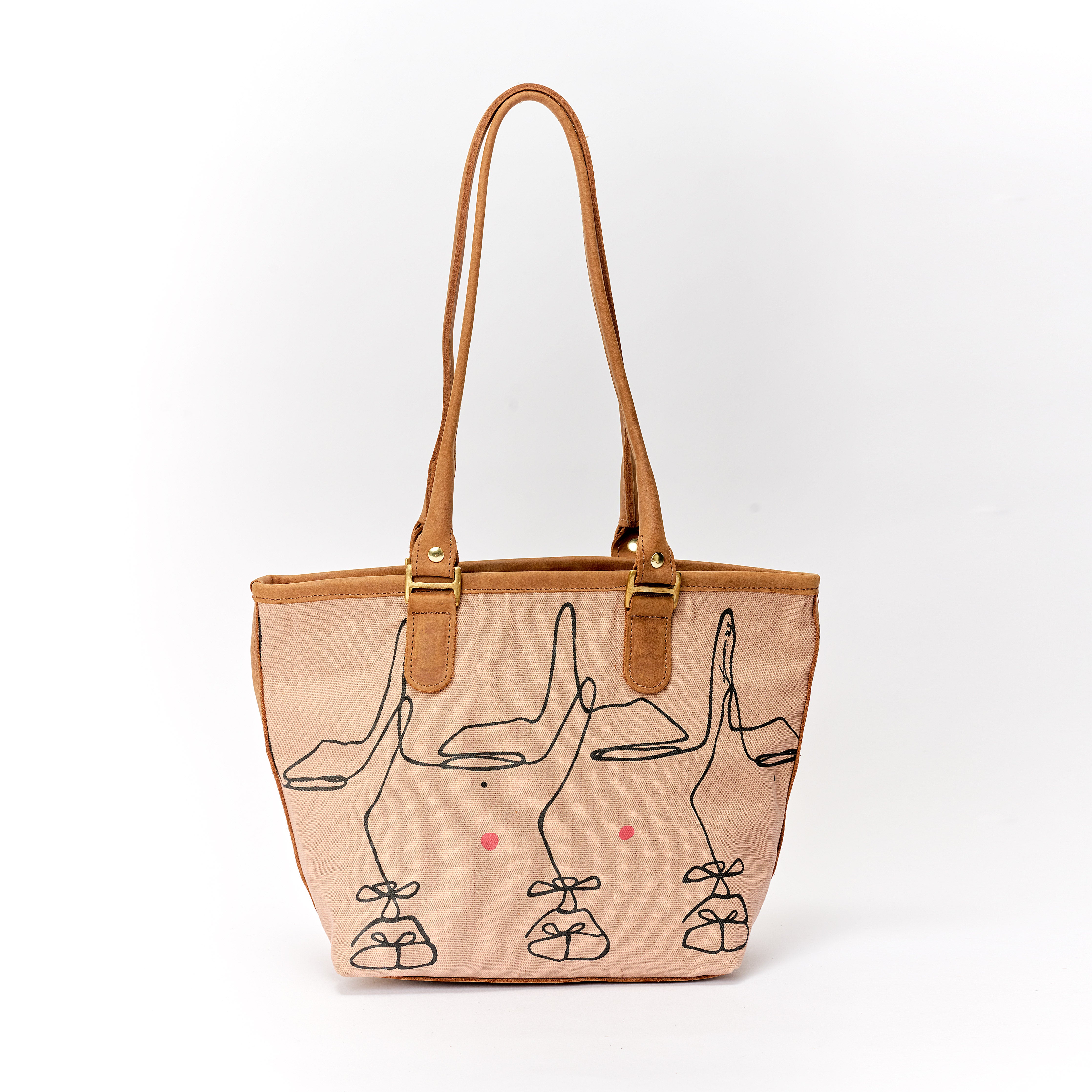 Canvas Lara bag Intertwine Print x Sandstorm Kenya