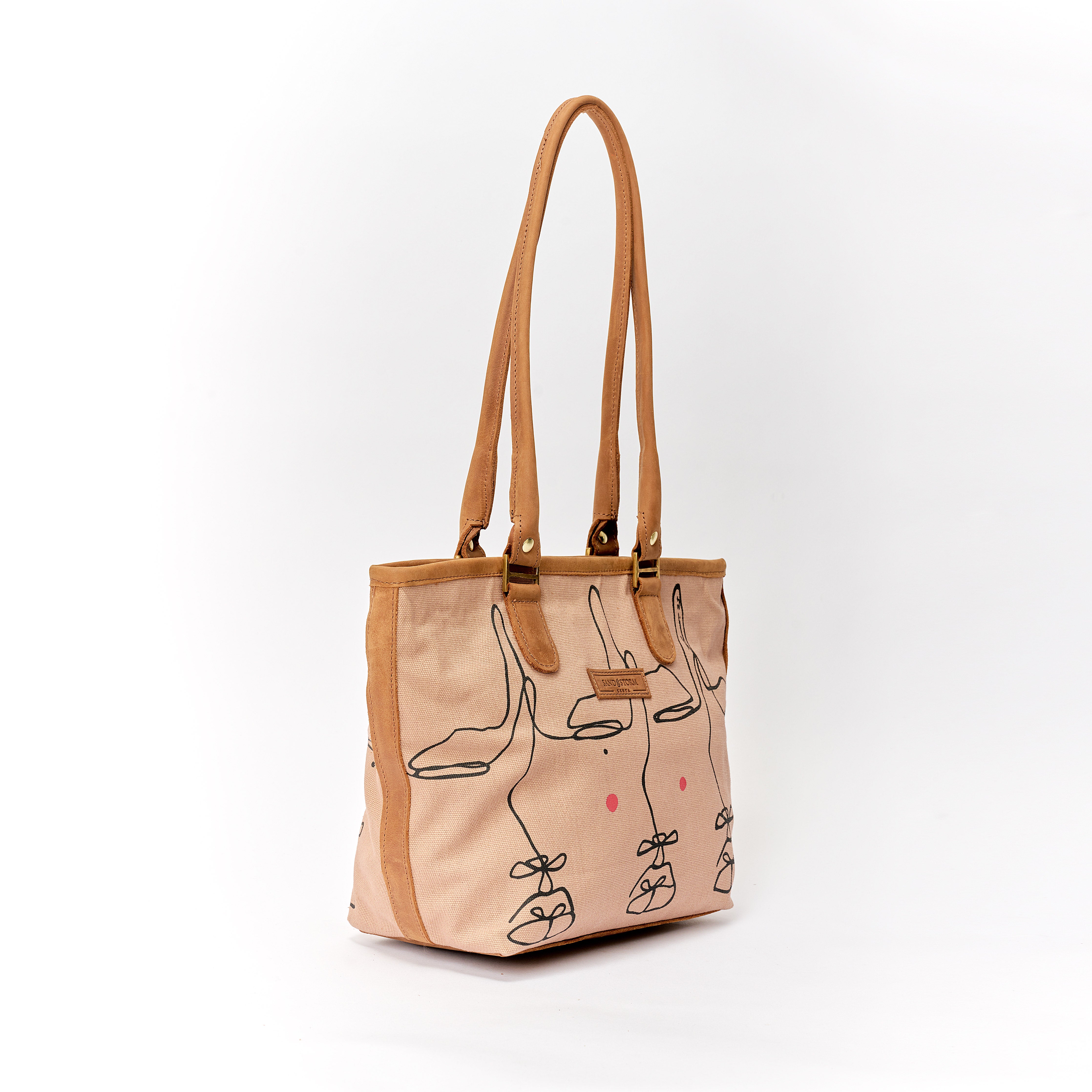 Canvas Lara bag Intertwine Print x Sandstorm Kenya
