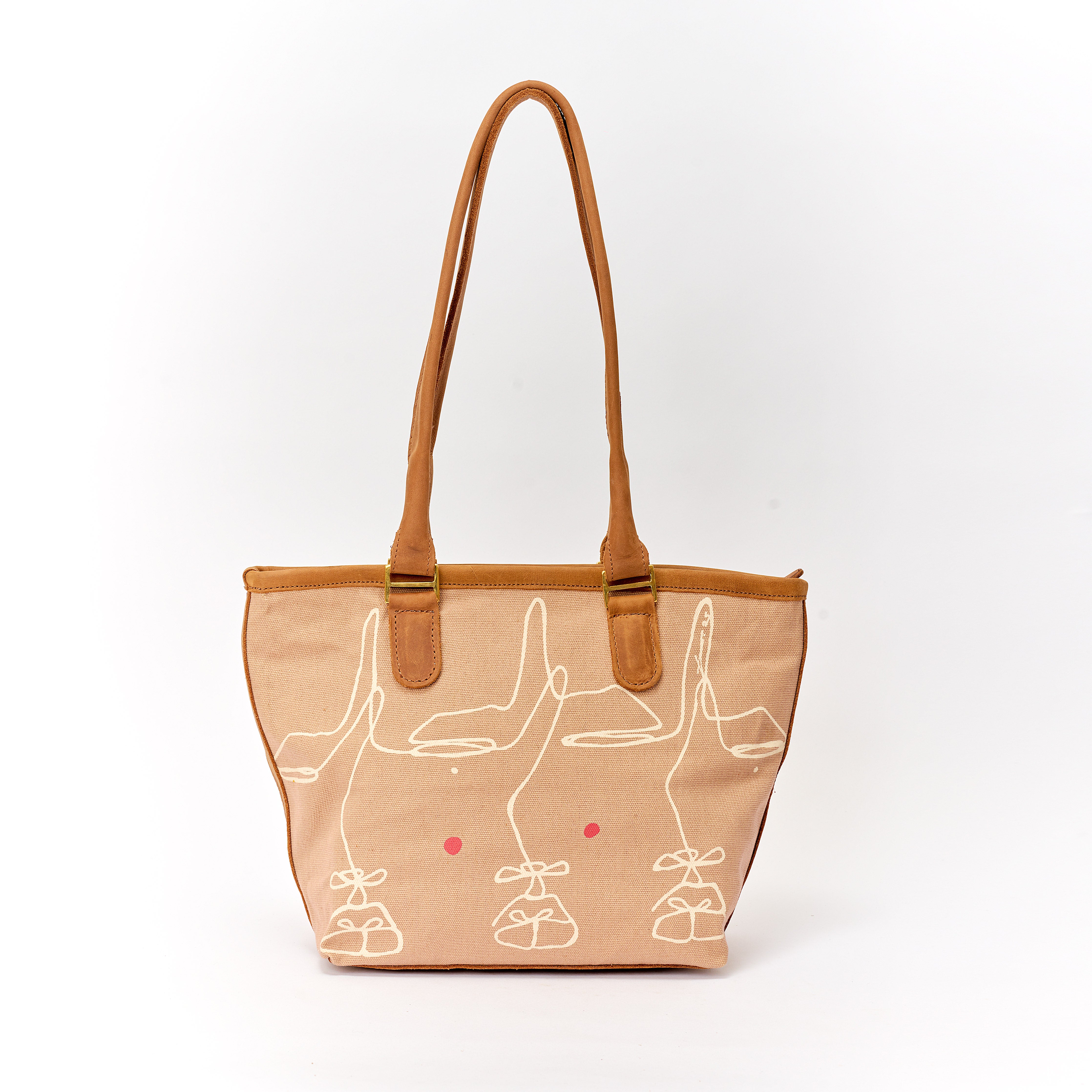 Canvas Lara bag Intertwine Print x Sandstorm Kenya